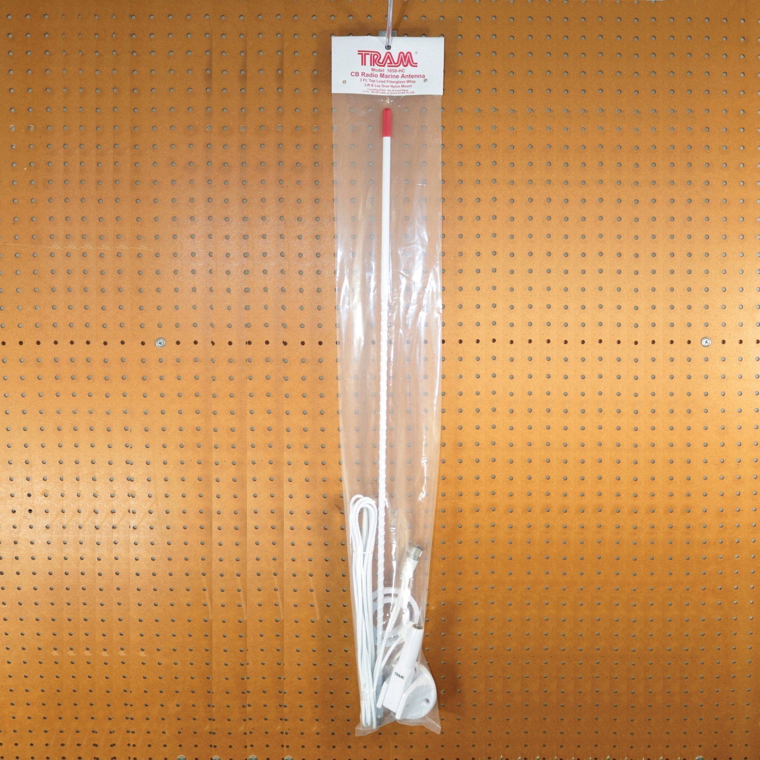Tram Marine CB 3-Ft. Fiberglass Antenna with RG58 Cable and PL-259 Connector