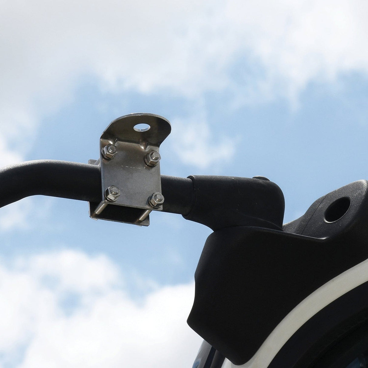 Tram Single-Groove Stainless Steel CB Antenna Mirror Mount