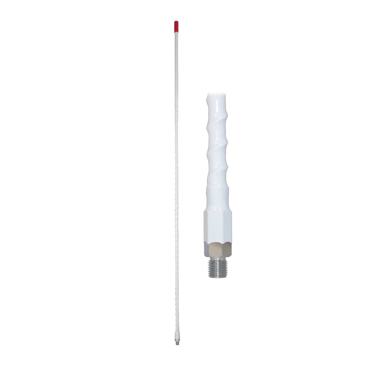 Tram 1500-Watt 26-MHz to 29-MHz Fiberglass Whip CB AM/FM/SSB Antenna, 3 Ft., White