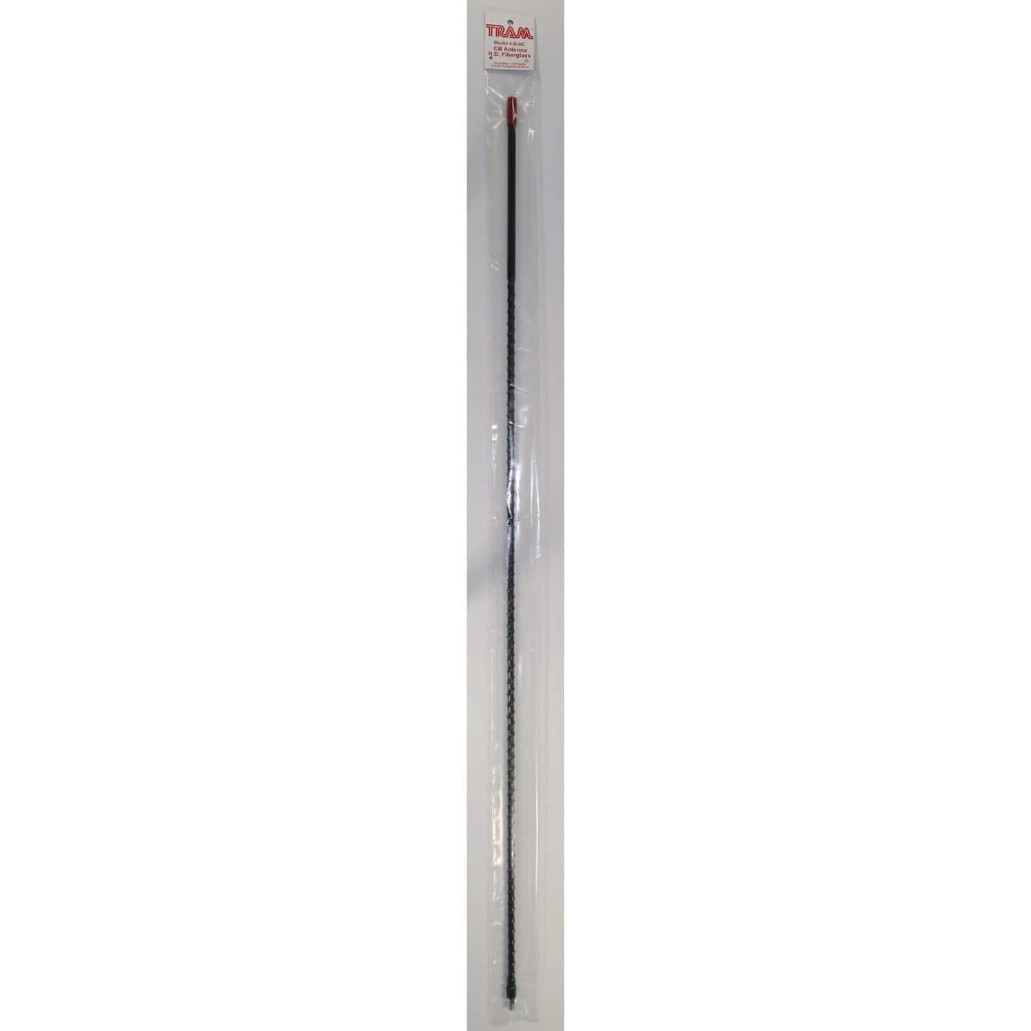 Tram 1500-Watt 26-MHz to 29-MHz Fiberglass Whip CB AM/FM/SSB Antenna, 4 Ft., Black