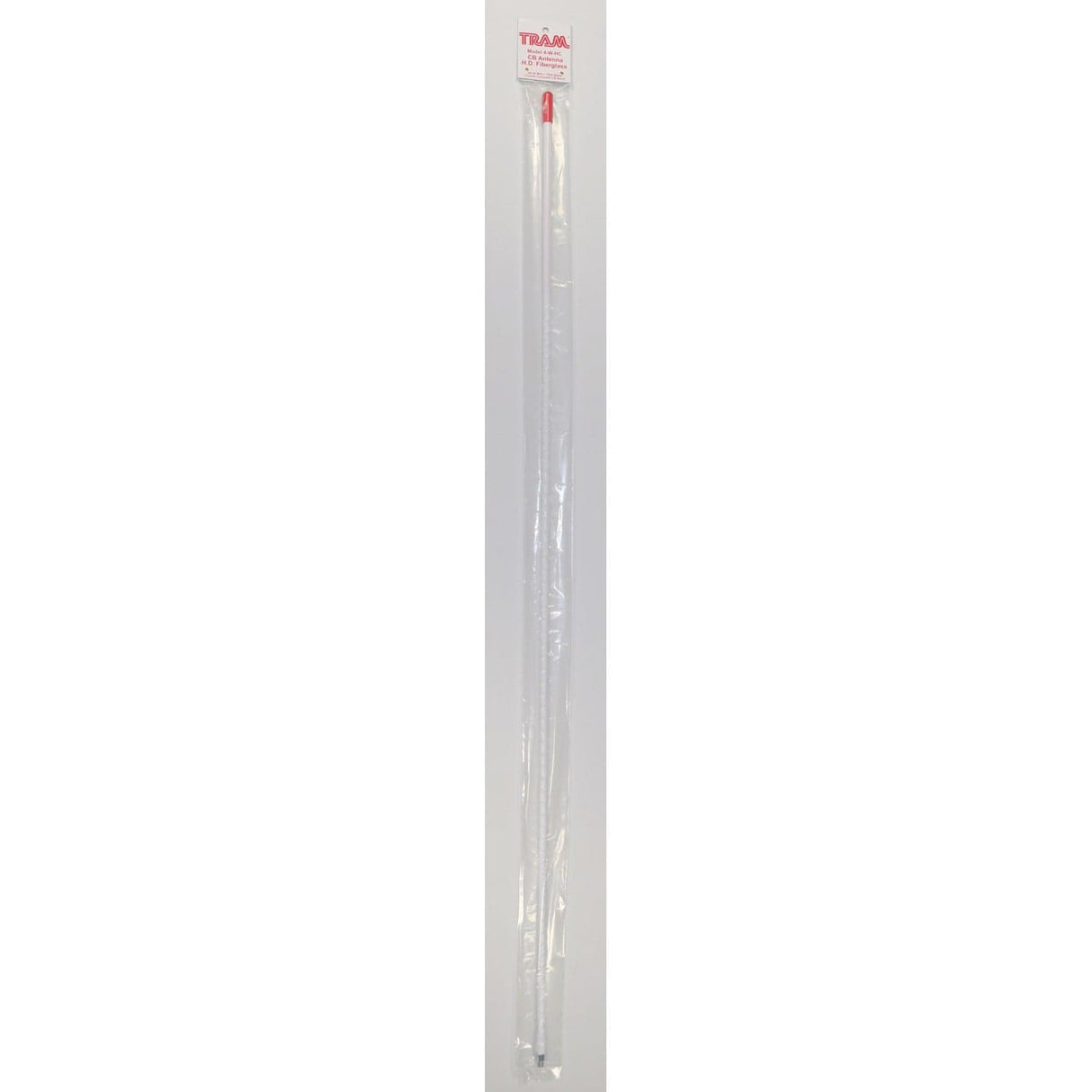 Tram 1500-Watt 26-MHz to 29-MHz Fiberglass Whip CB AM/FM/SSB Antenna, 4 Ft., White