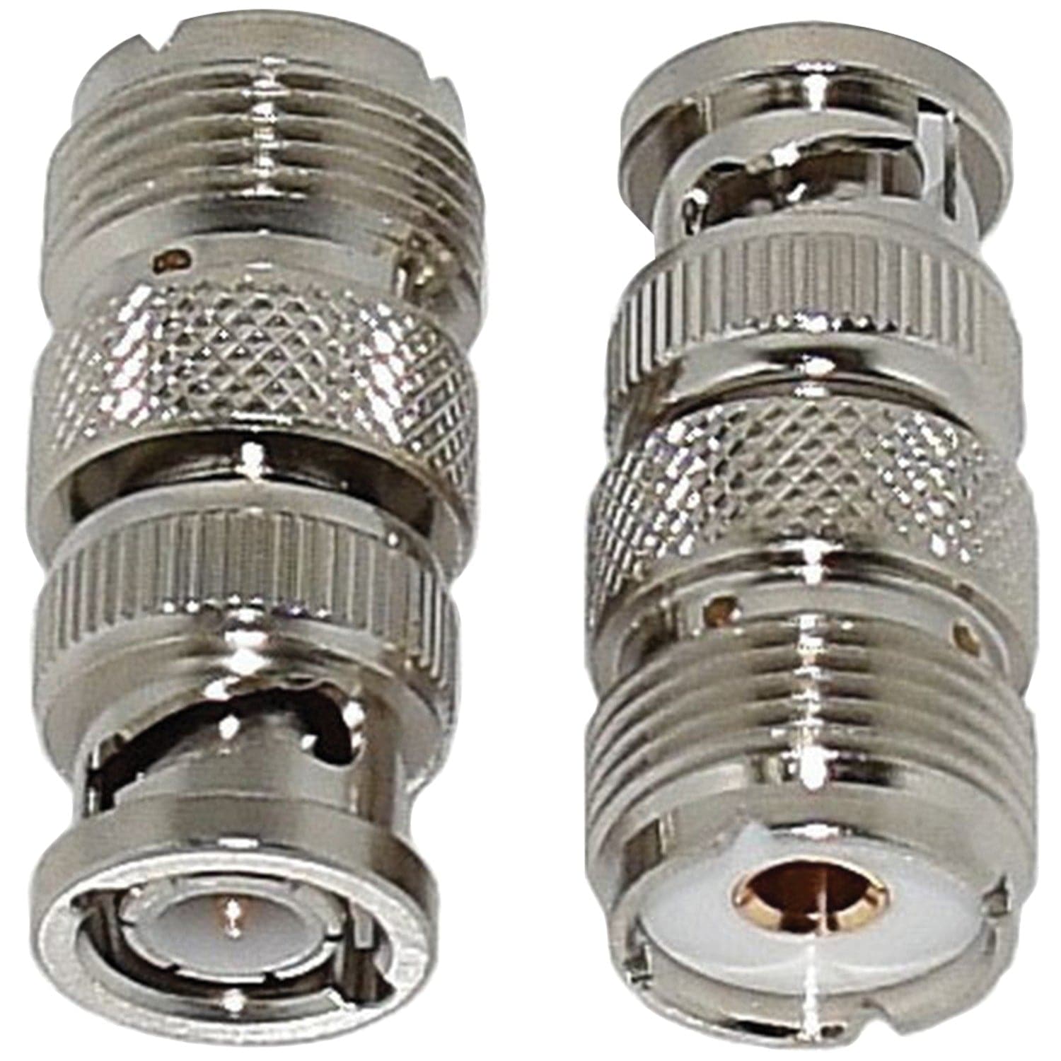 Tram BNC Male to UHF Female Adapters, 2 Pack