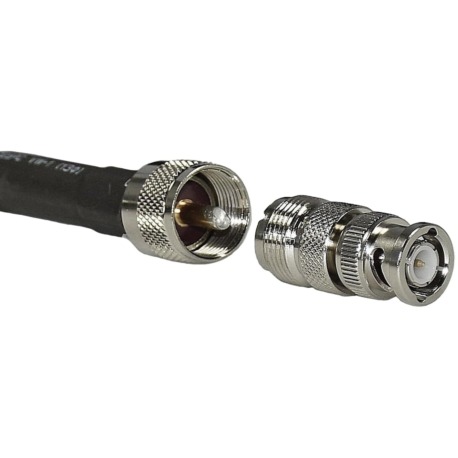 Tram BNC Male to UHF Female Adapters, 2 Pack