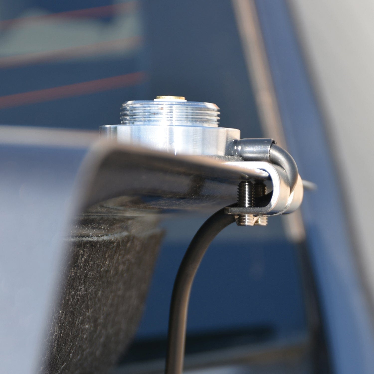 Browning Adjustable NMO Trunk Mount with Preinstalled UHF PL-259 Connector, Fits up to 3/8-In. Surfaces, BR1020-UHF