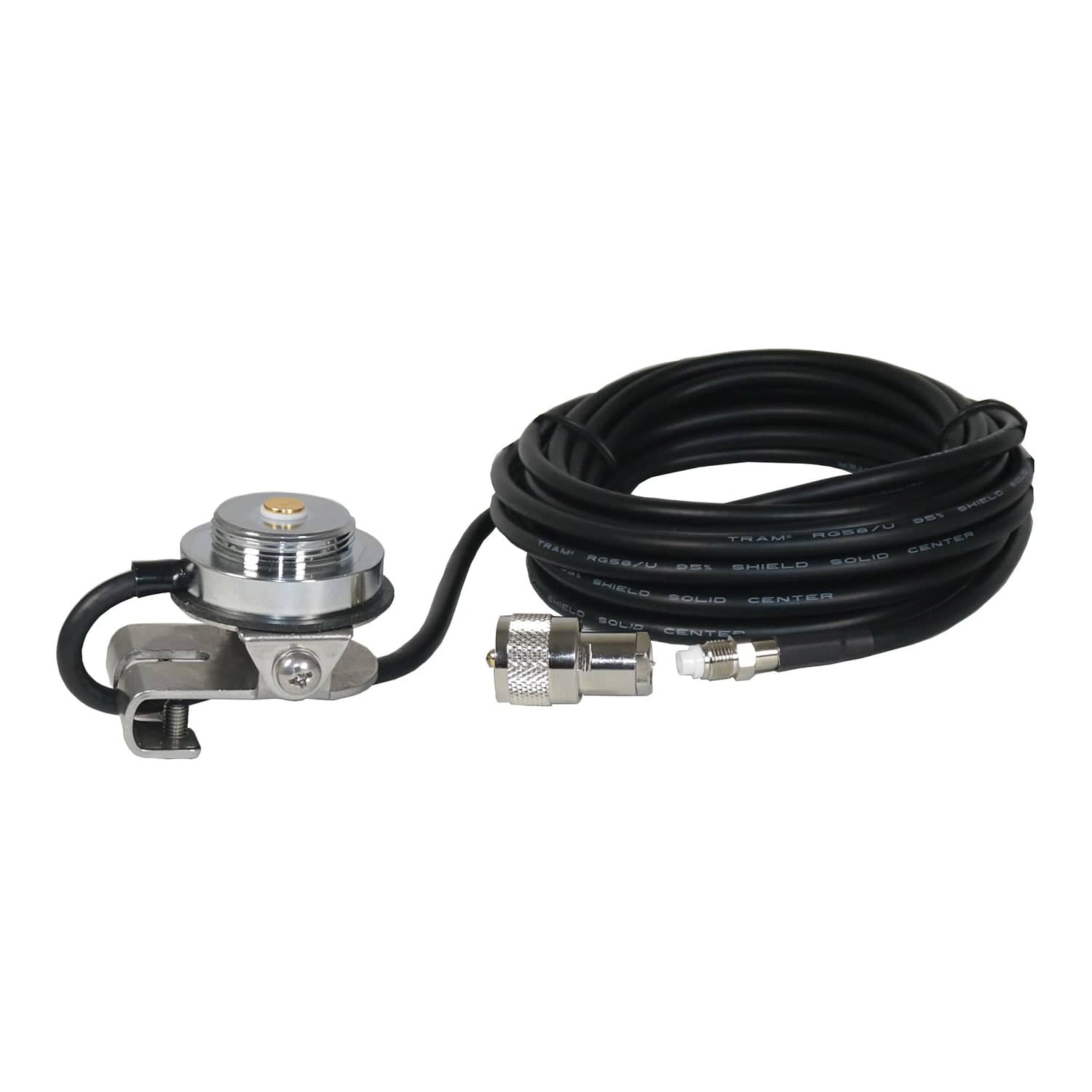Browning Adjustable NMO Trunk Mount with Preinstalled UHF PL-259 Connector with FME-Female Attached, Fits up to 3/8-In. Surface, BR-1024-UHF