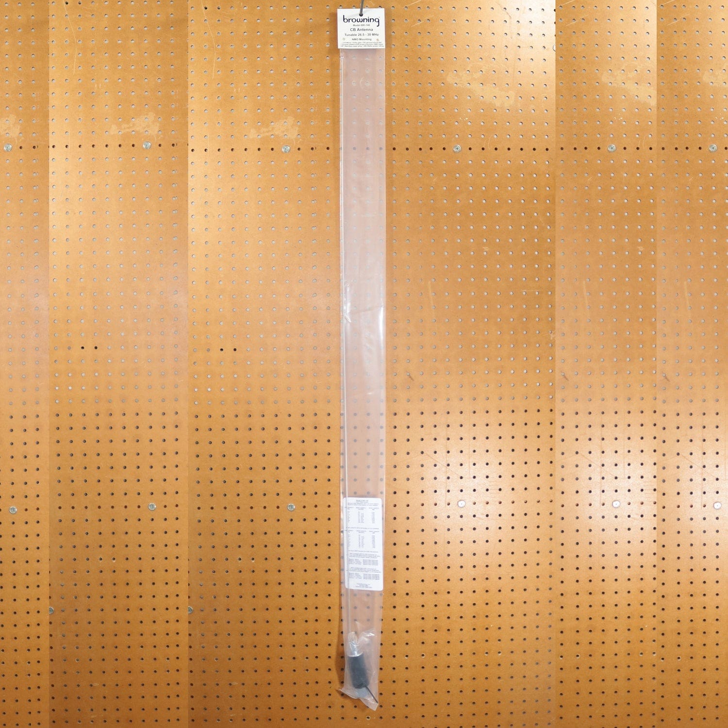 Browning 200-Watt Low-Band 26.5 MHz to 30 MHz Unity-Gain UHF Antenna with NMO Mounting, Silver Base