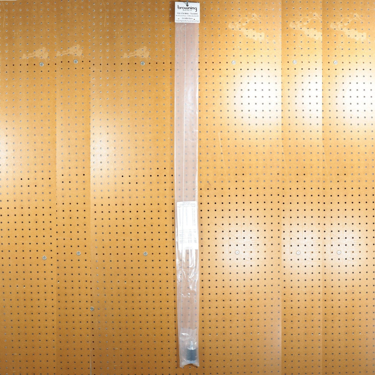 Browning 132 MHz to 174 MHz No Ground Plane VHF 2.4-dBd Gain 51-1/4-In. Tall Tunable NMO Antenna, 5-MHz Bandwidth, BR-155