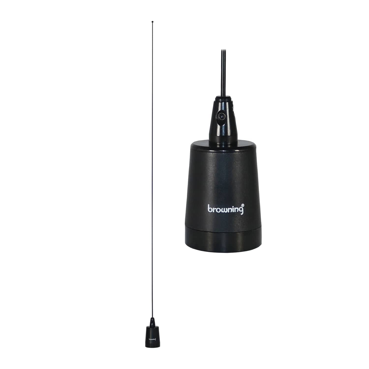Browning 200-Watt Pretuned Wide-Band 144 MHz to 174 MHz 2.4-dBd-Gain VHF Black Antenna with NMO Mounting, BR-158-B
