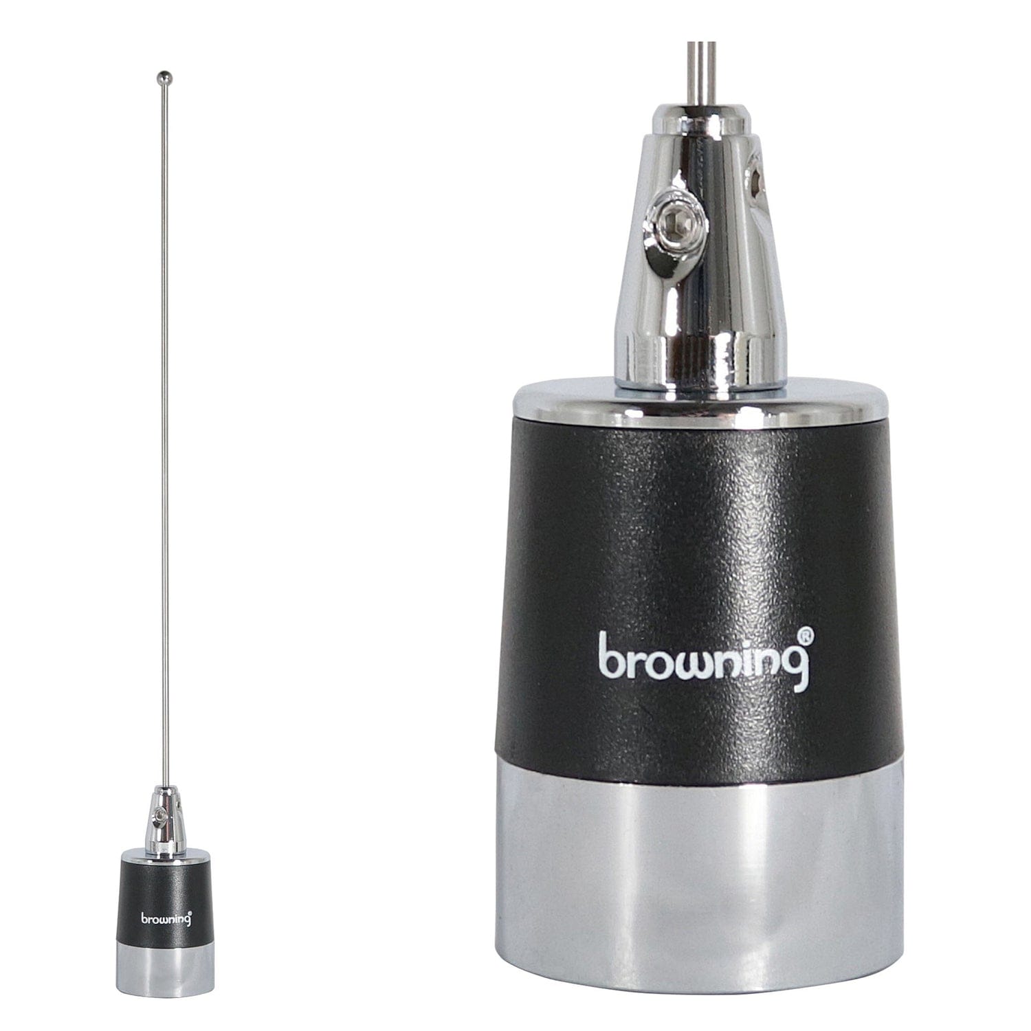 Browning 450 MHz to 490 MHz No Ground Plane UHF 2.4-dBd Gain 13-In. Tall Tunable NMO Antenna, 20-MHz Bandwidth, BR-175