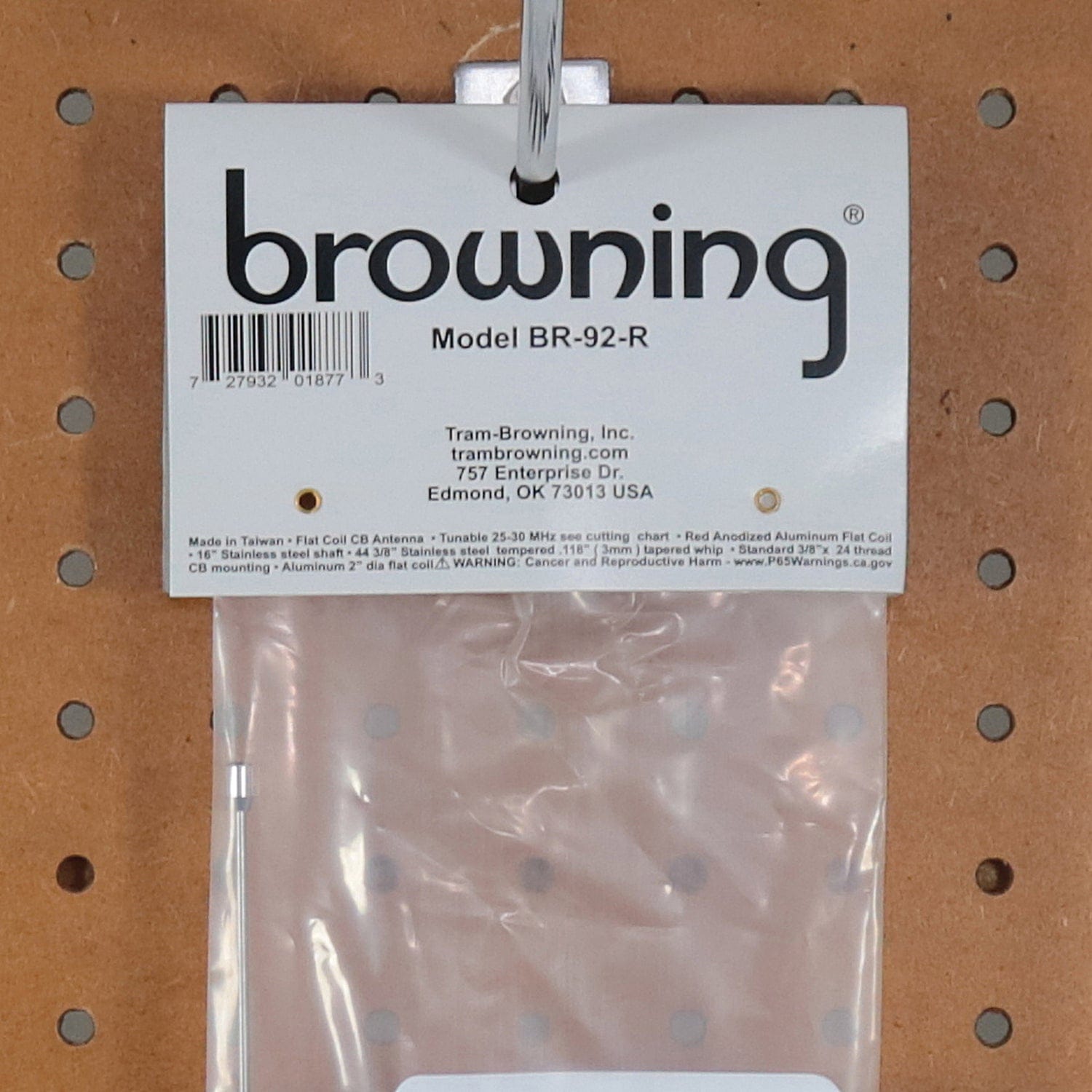 Browning 68-In. 15000-Watt Flat-Coil CB Antenna with 16-In. Shaft, BR-92-BL