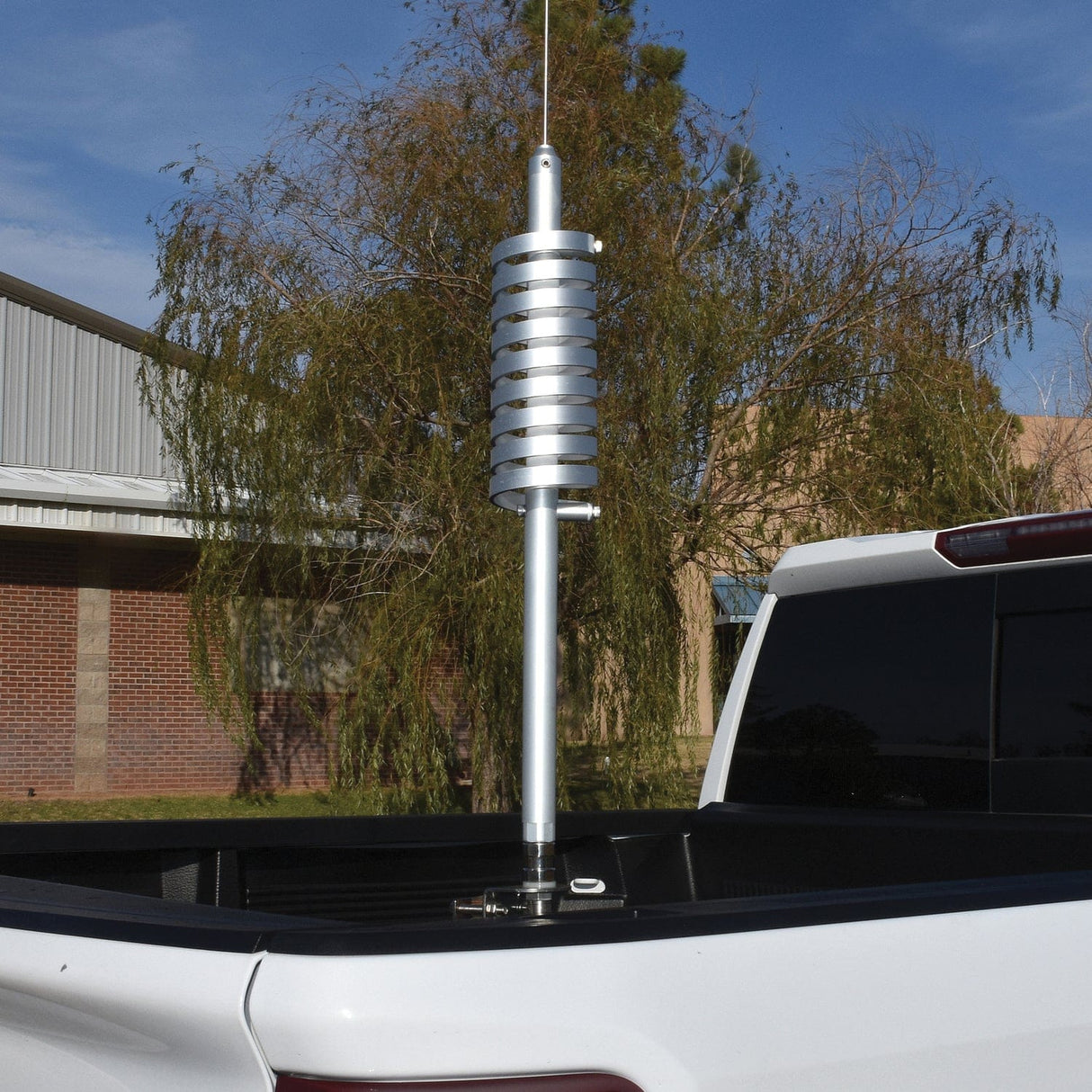 Tram 37000-Watt Big FlatCat Trucker Aluminum CB Antenna with 51-1/4-Inch Stainless Steel Whip and 9-Inch Shaft