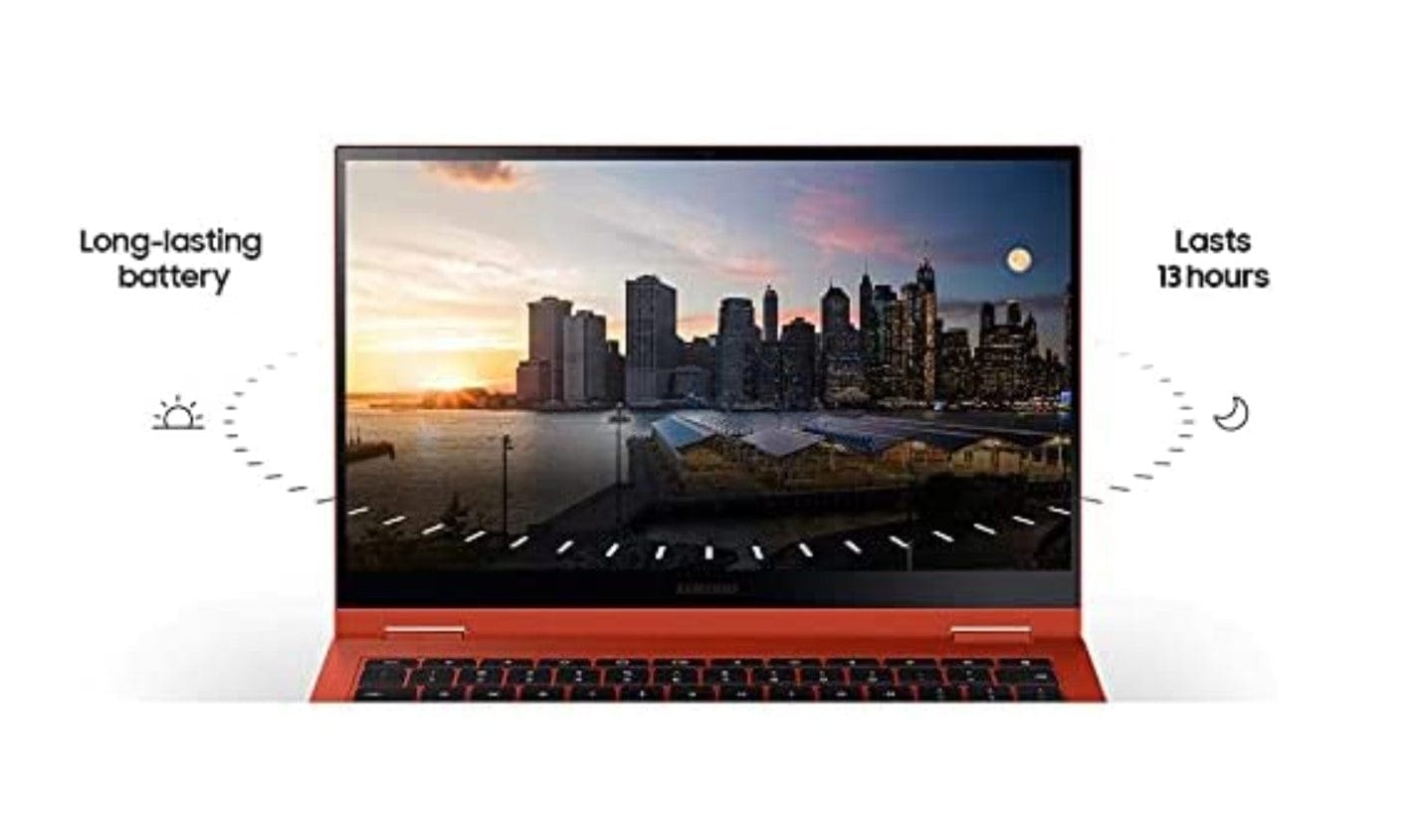 Samsung Chromebook 2 13.3" FHDT i3-10110U 8GB 128GB Chrome, Red - Certified Refurbished