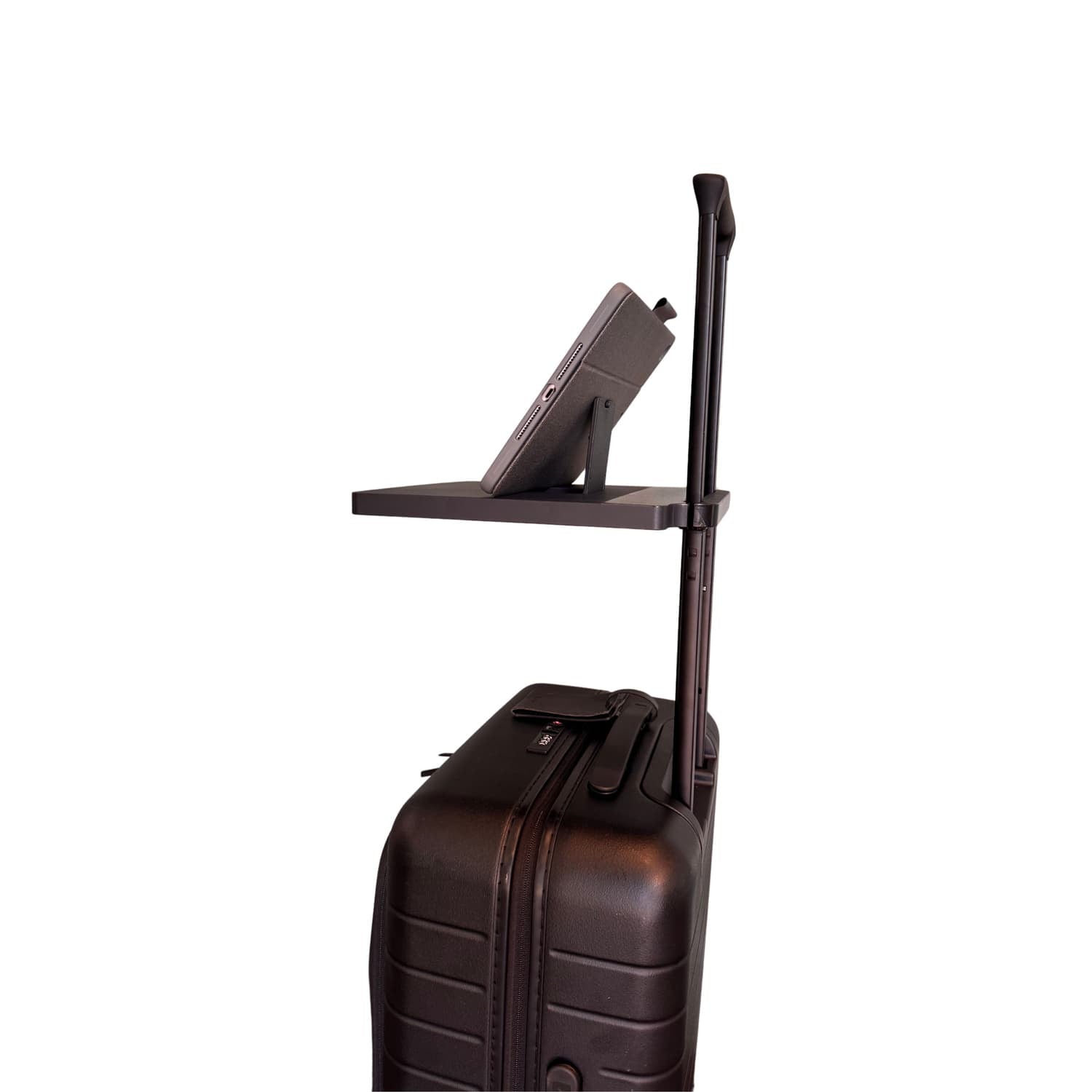 goDesk Attachable Luggage Desk Stand, Gray/Charcoal