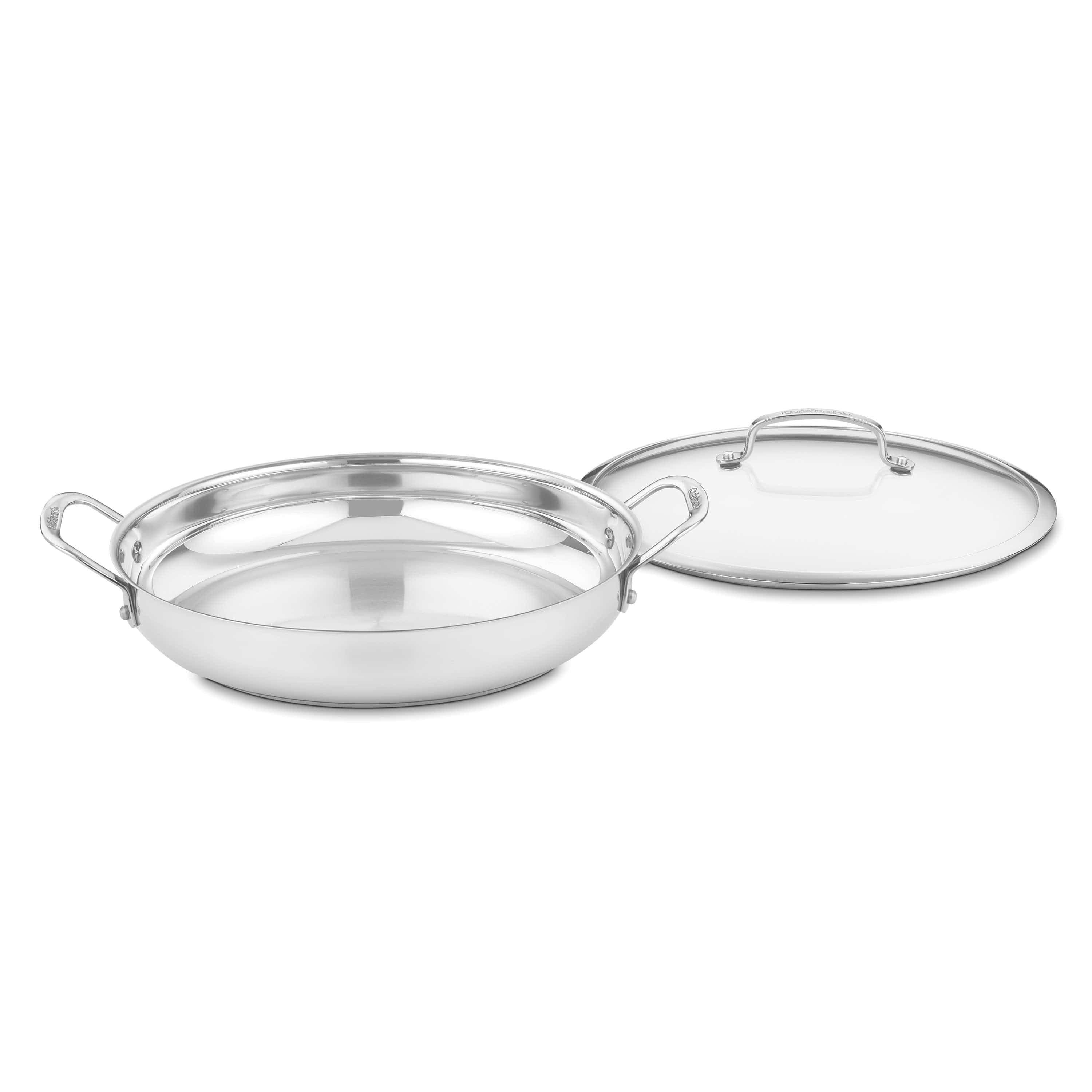 Cuisinart 12" Everyday Pan with Cover, Silver