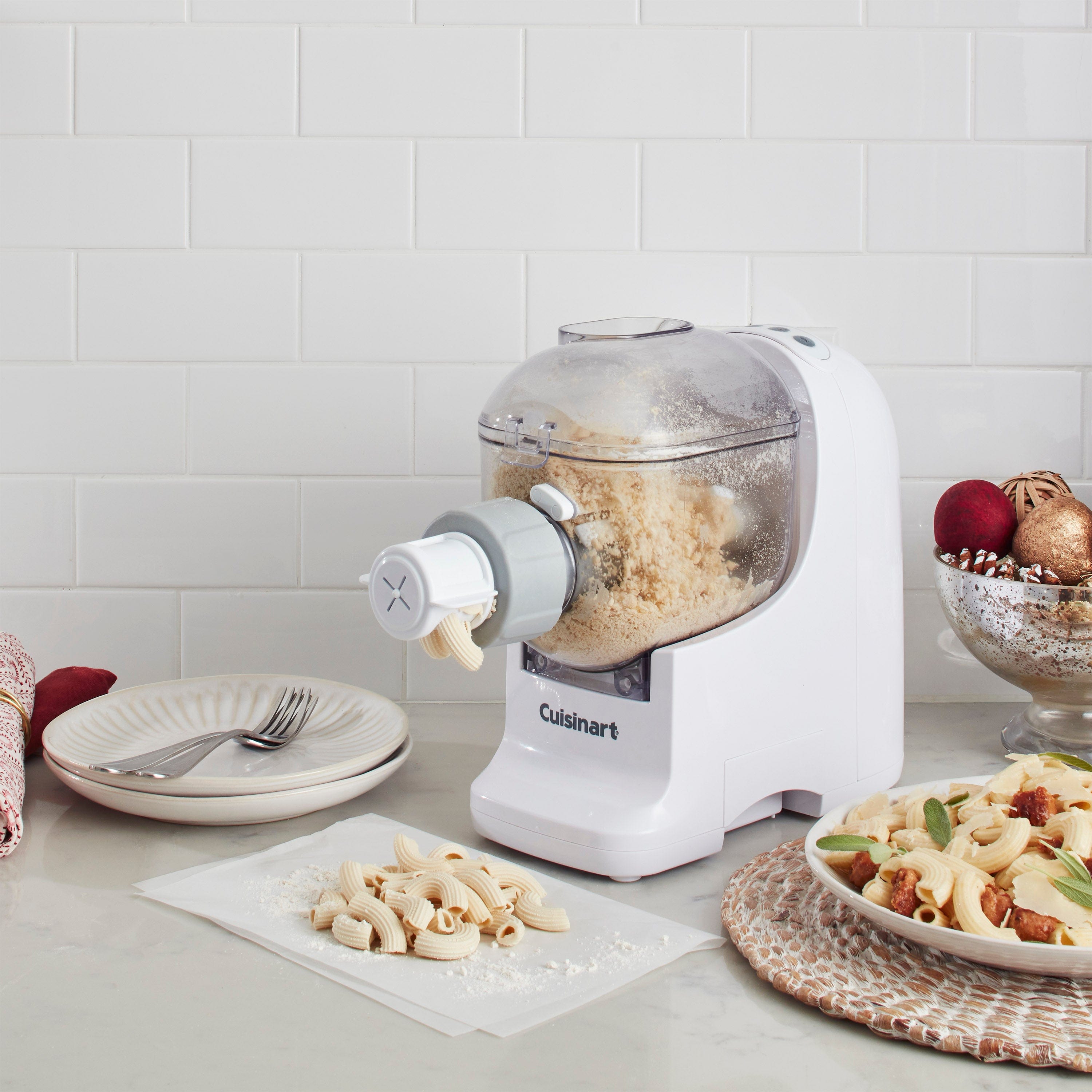 Cuisinart Pastafecto Pasta / Bread Dough Maker, White