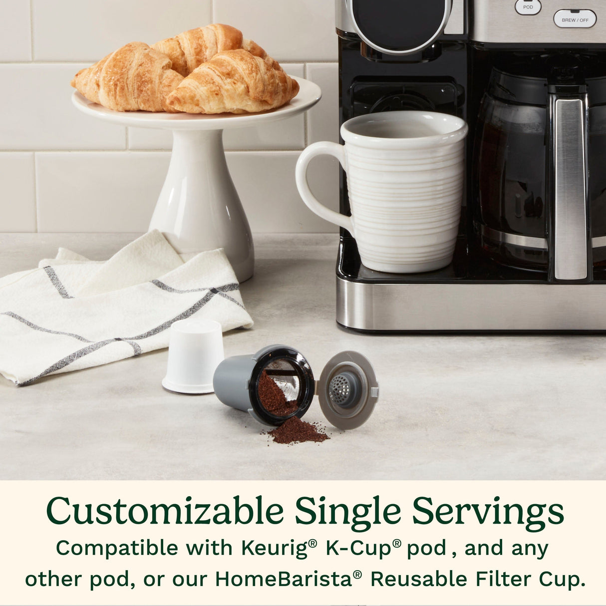 Cuisinart Coffee Center® 2-in-1 Coffee Maker, Silver