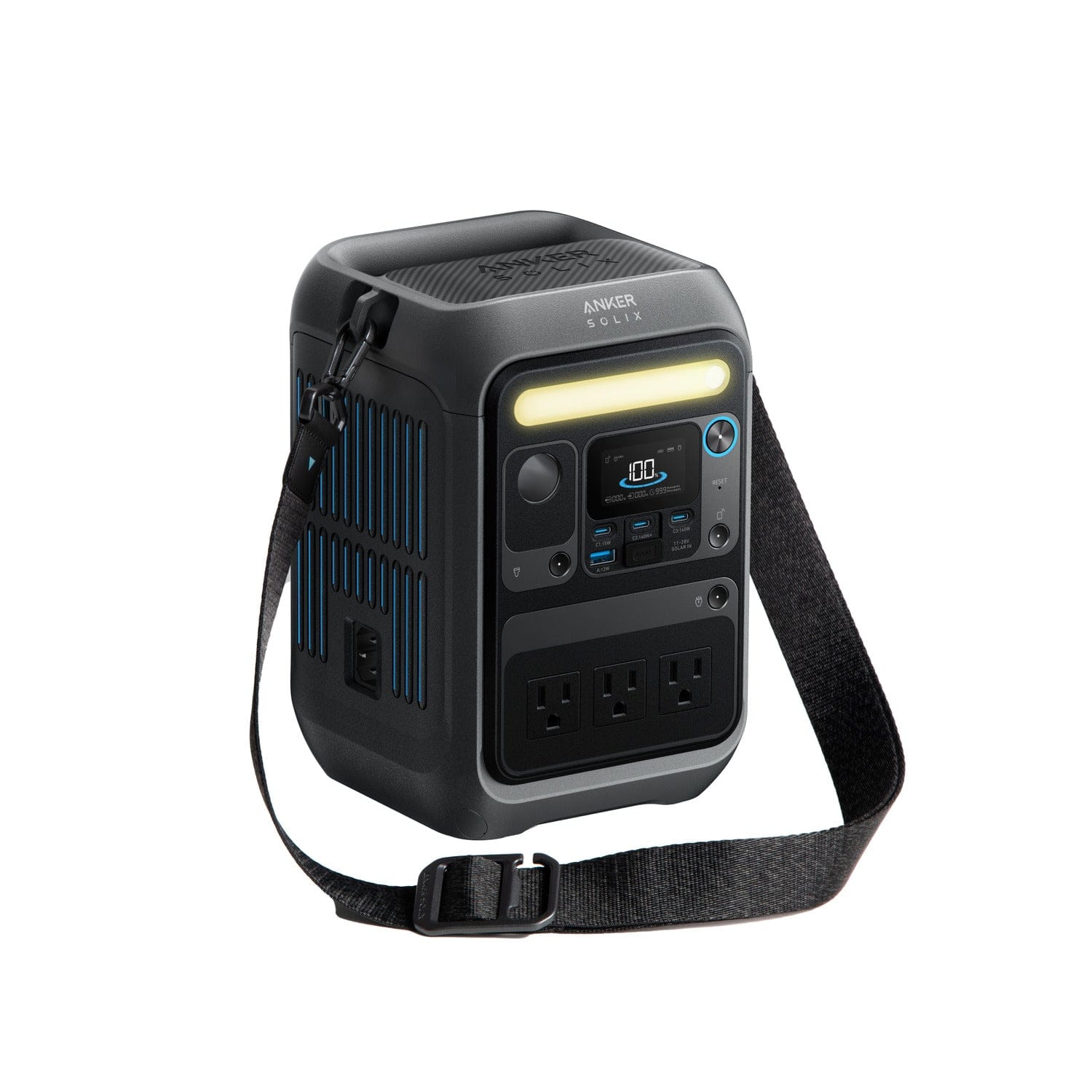 Anker SOLIX C300X Portable 300W Multi-Device Power Station with Strap (288Wh)