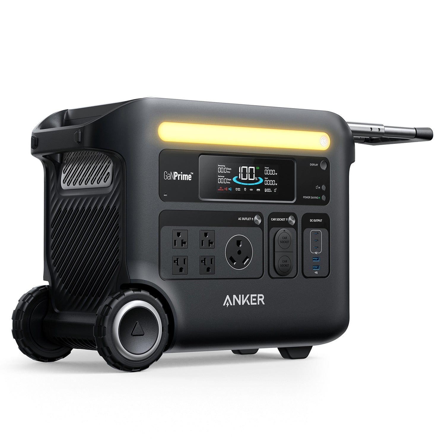 Anker SOLIX F2600 Portable Power Station 2560Wh|2400W Solar Generator, GaNPrime Battery Generator for Home Use, Camping + RVs