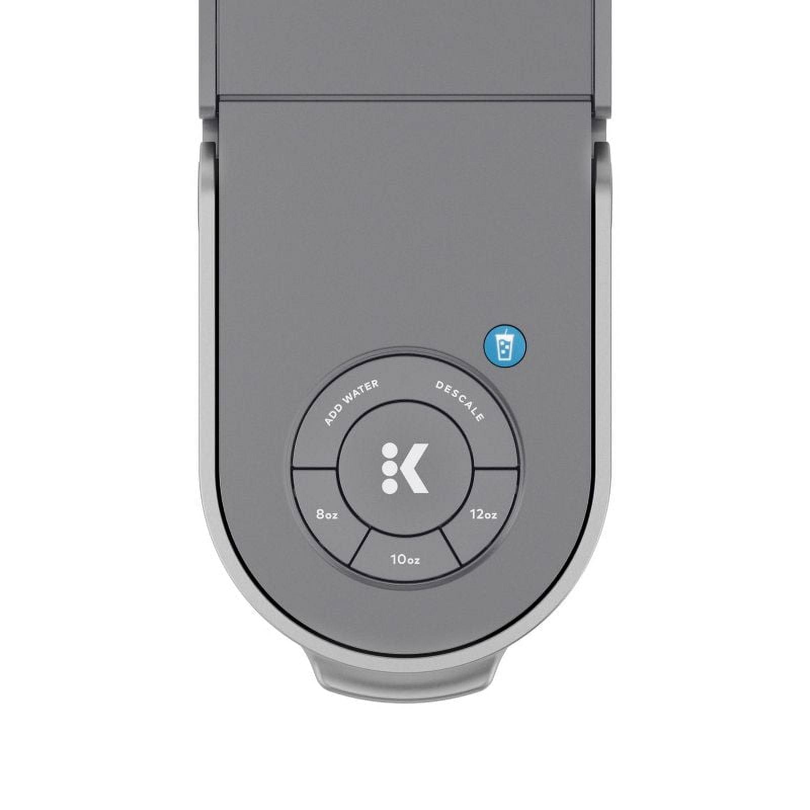 Keurig K-Slim + ICED Single Serve Coffee Maker, Hot & Cold Brewing, 3 Brew Sizes, 46oz Removable Reservoir, Gray - Open Box