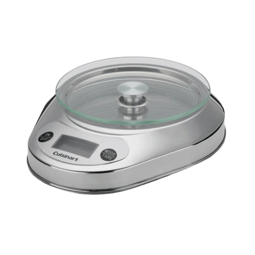 Cuisinart PrecisionChef Bowl Digital Kitchen Scale, Silver