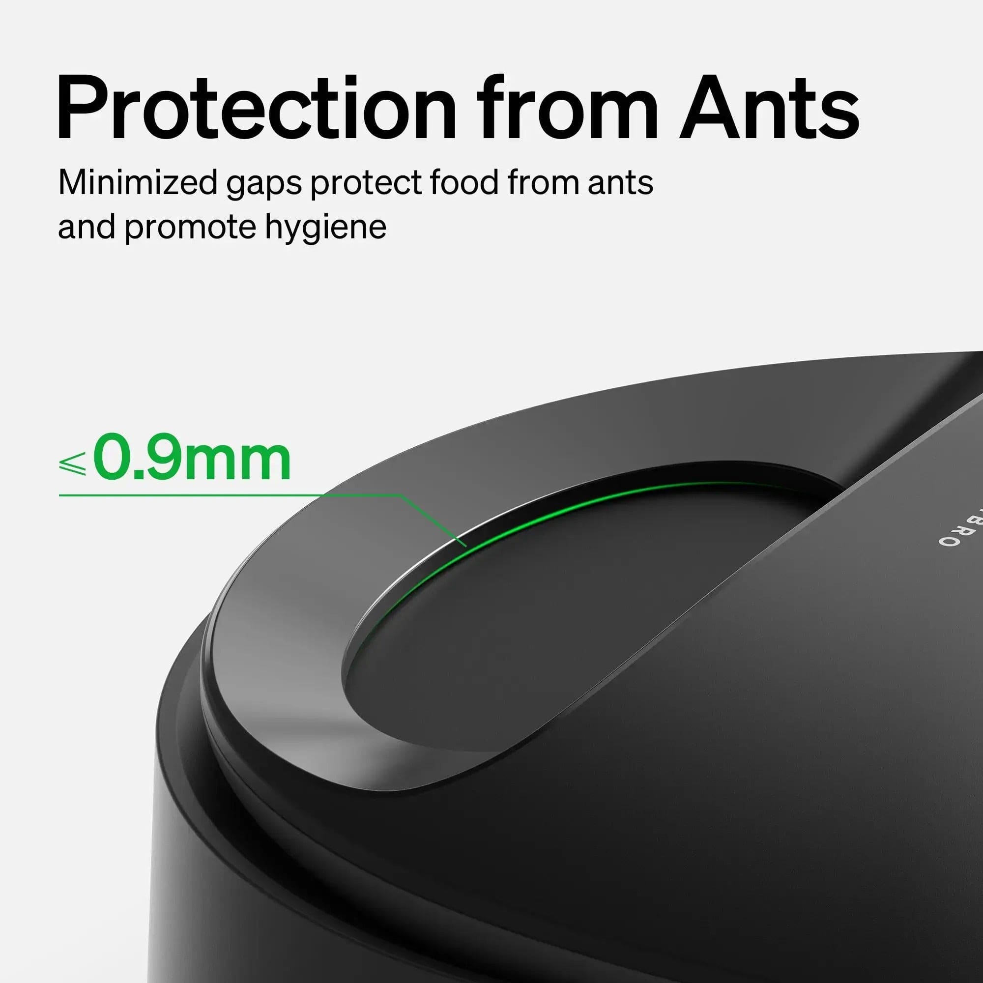 Petlibro Polar App Control Smart Wet Food Pet Feeder, 3 Meals, Anti-Pinch, Black - Certified Refurbished