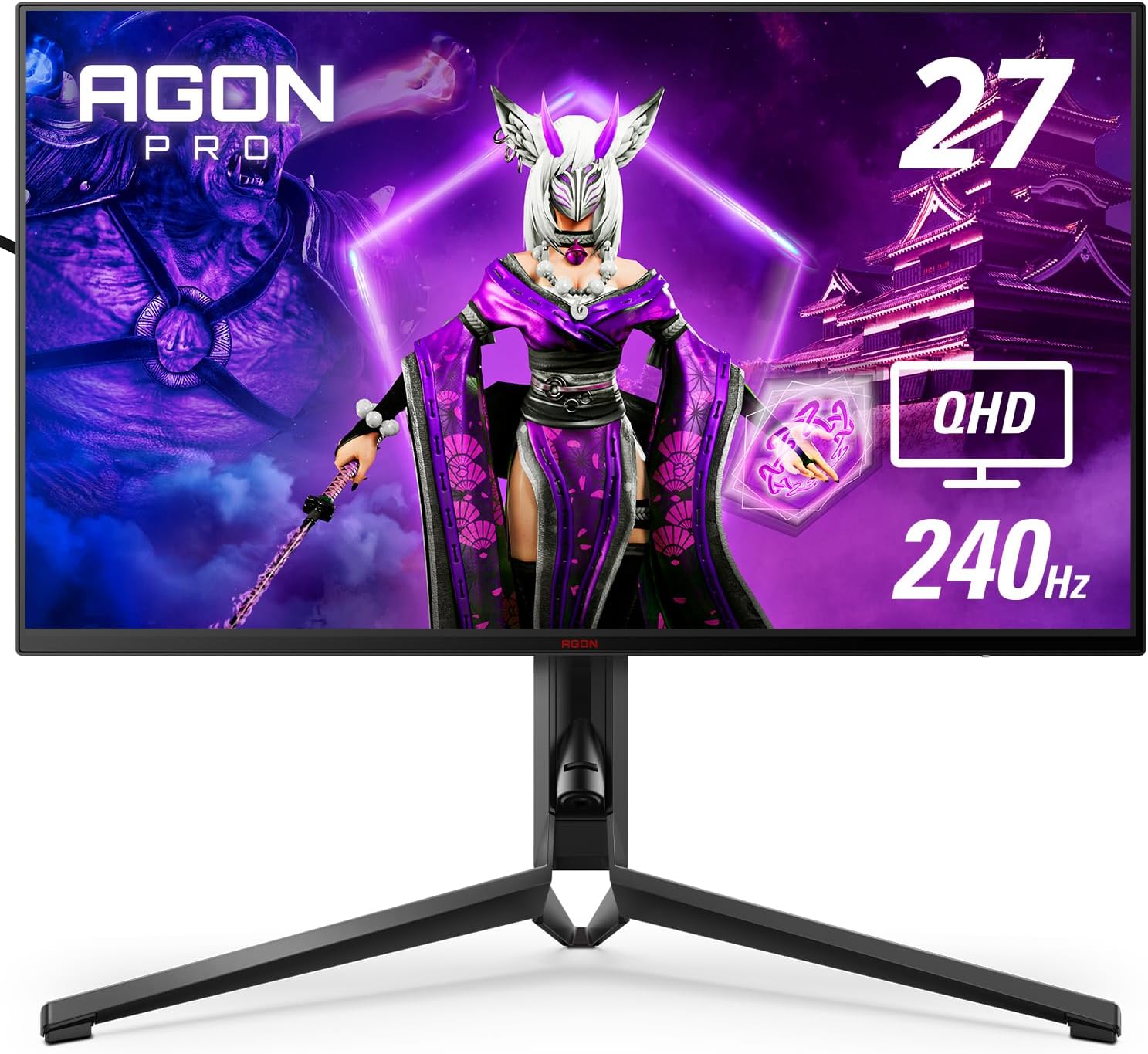 AOC 27" 2560 x 1440 240Hz Tournament Gaming Monitor - Certified Refurbished