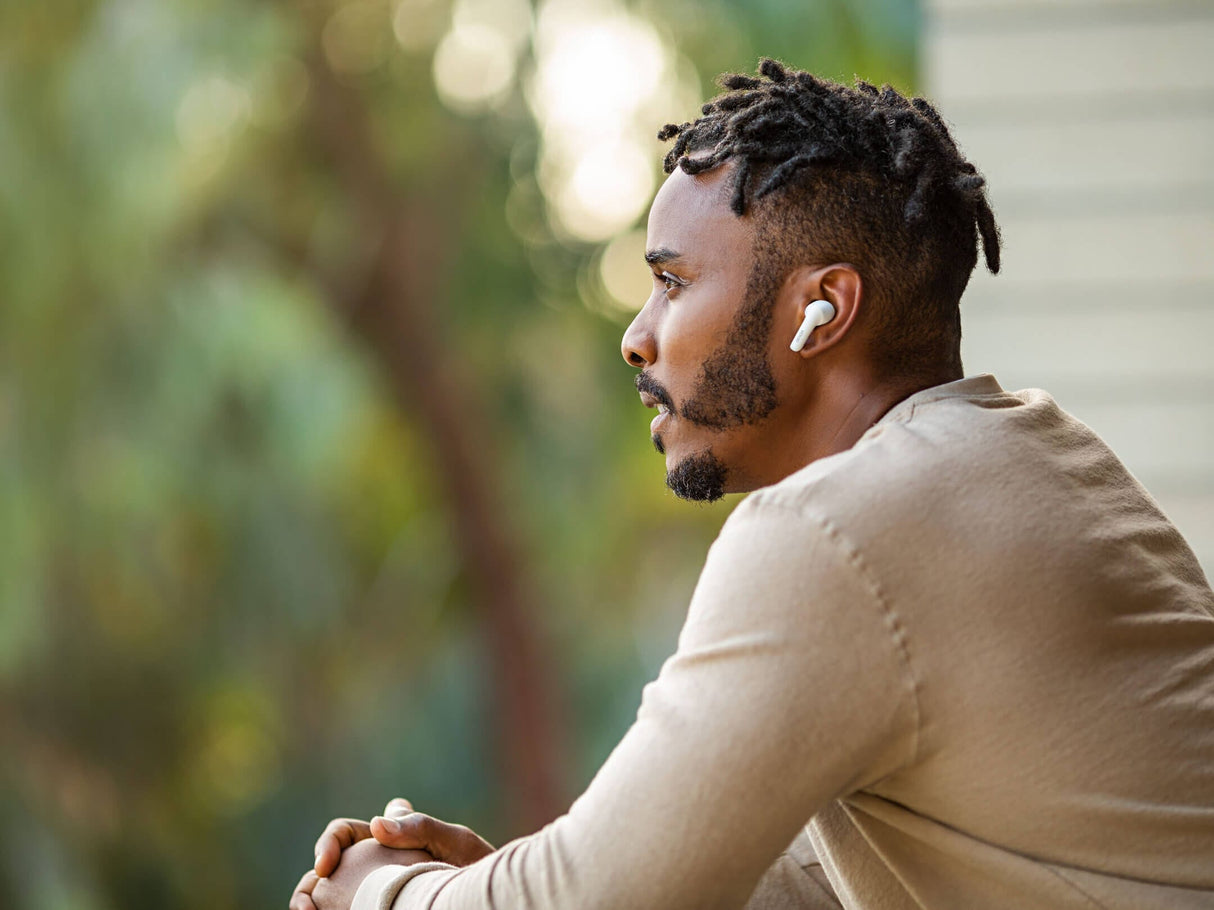 Denon True Wireless Bluetooth Earbuds, White