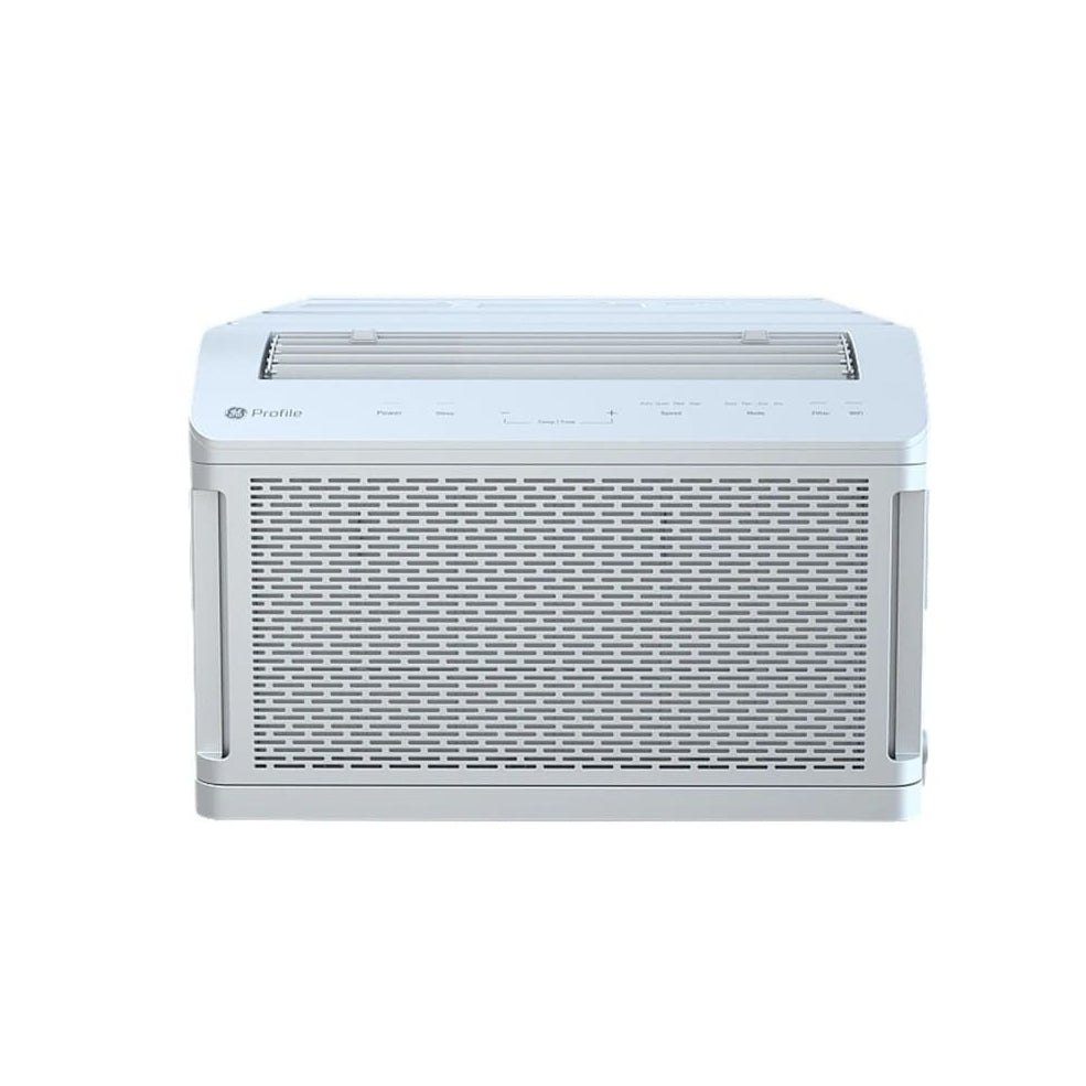 GE Profile ClearView 6100 BTU Window Air Conditioner Unit, U-Shaped Adjustable Depth, Up to 250 sq ft., White - Certified Refurbished