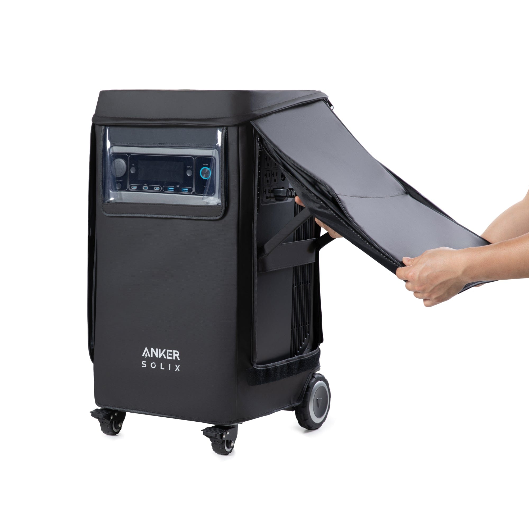 Anker Weather-Resistant, Dustproof Protective Cover for SOLIX F3800, Designed for Easy Access & Storage