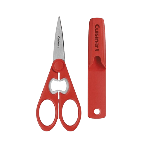 Cuisinart 8" All Purpose Shears with Magnetic Holder, Red