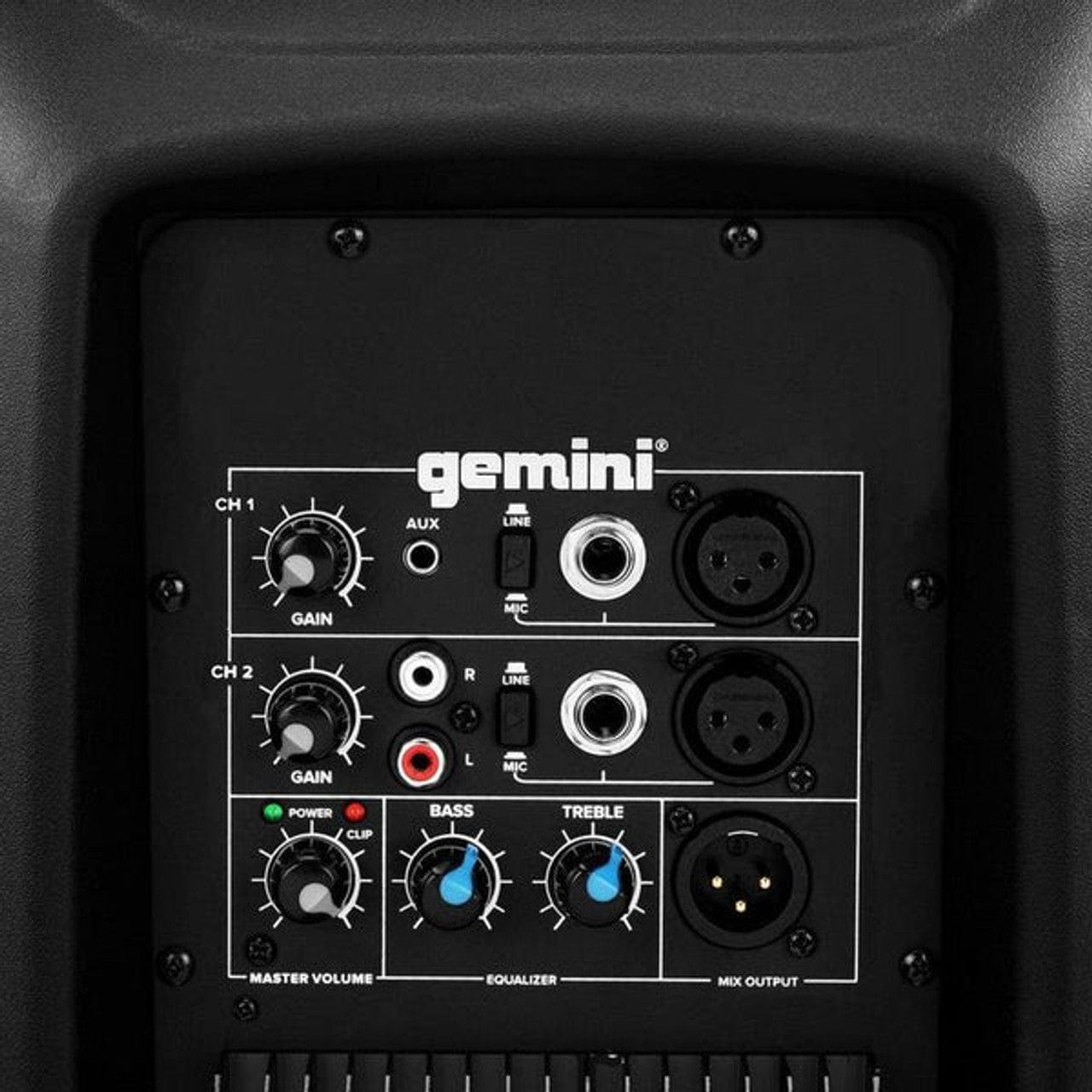 Gemini Sound 12" 2-Way Full-Range PA Loudspeaker, DJ Audio Party Speaker, 1500 Watts - Certified Refurbished