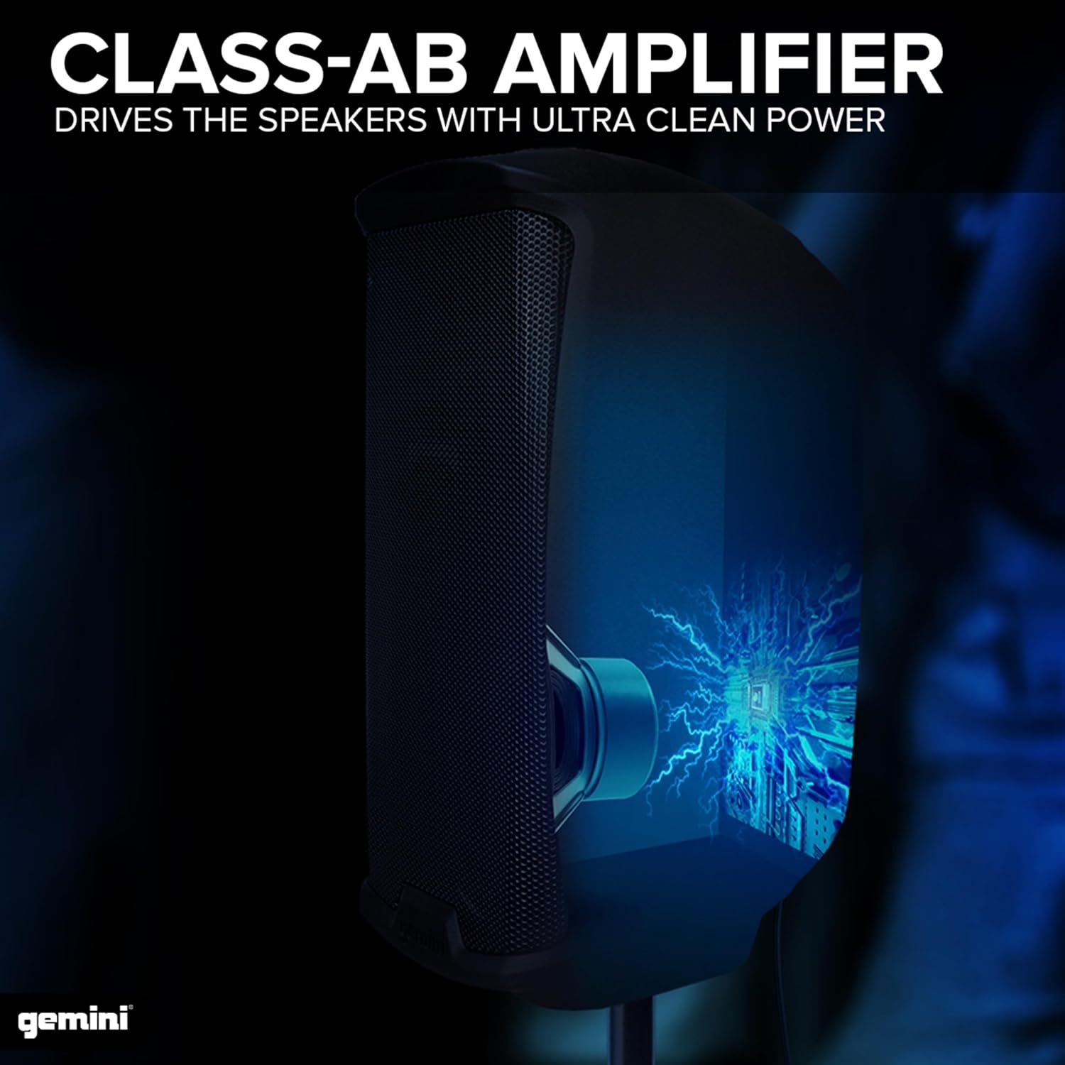 Gemini Sound 15" 2-Way Full-Range PA Loudspeaker, DJ Audio Party Speaker, 2000 Watts - Certified Refurbished