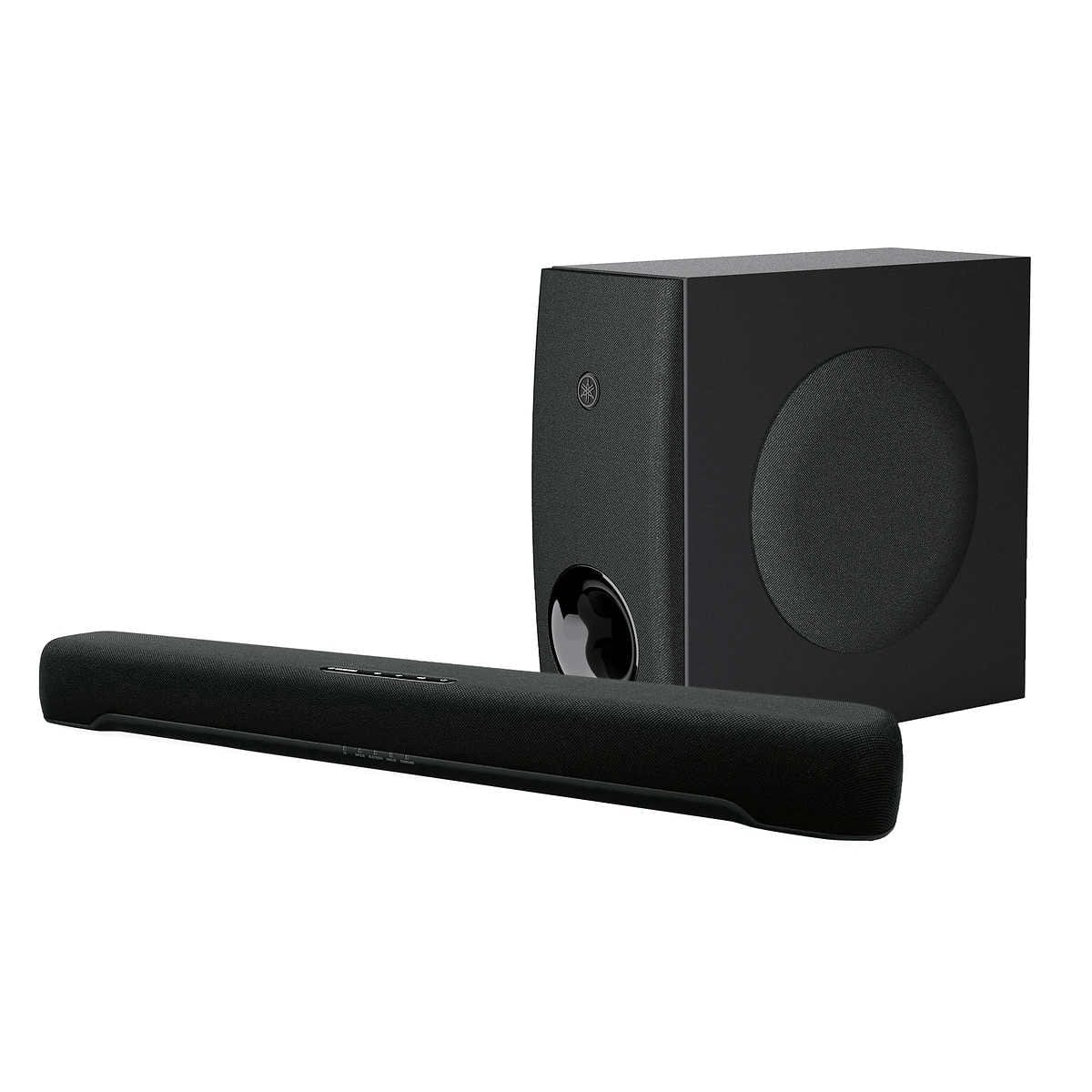 Yamaha ATS-C300-RB 2.1Ch Compact Wireless Sound Bar System - Certified Refurbished