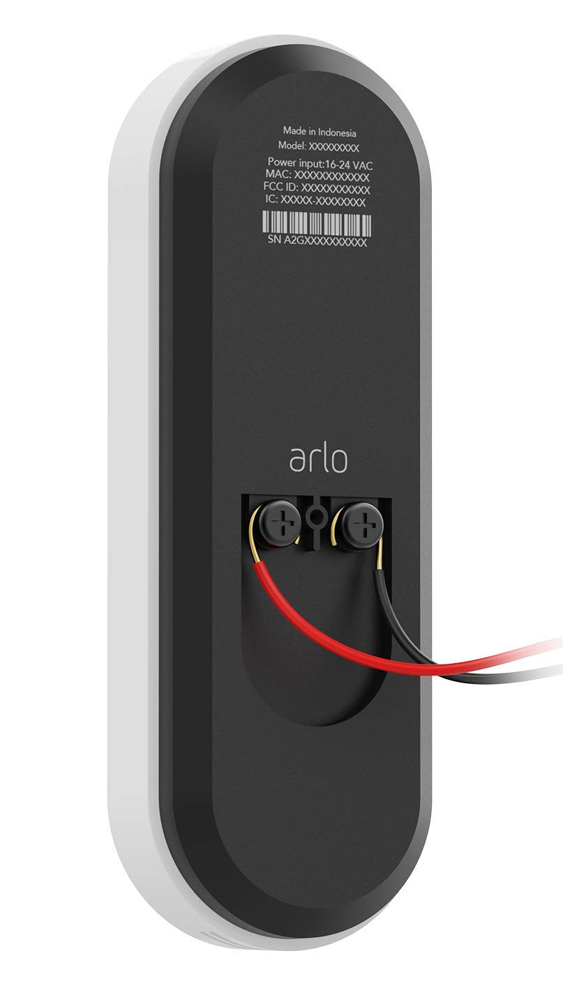 Arlo AVD1001-100NAS Intelligent HD Video Doorbell Weather-Resistant 2-Way Audio