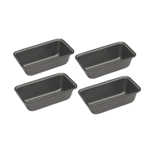 Cuisinart Mini Loaf Pans (Set of 4), Black