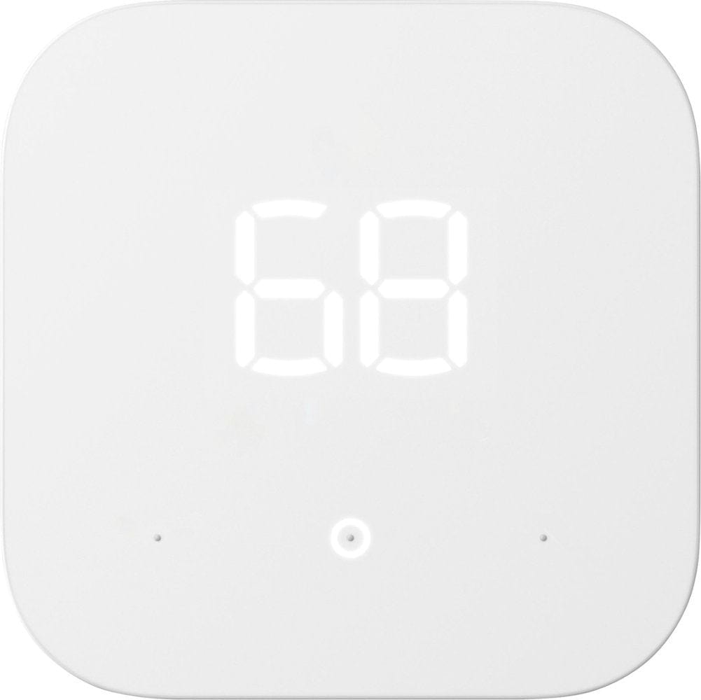 Amazon Smart Programmable Thermostat without C-Wire Adapter, White