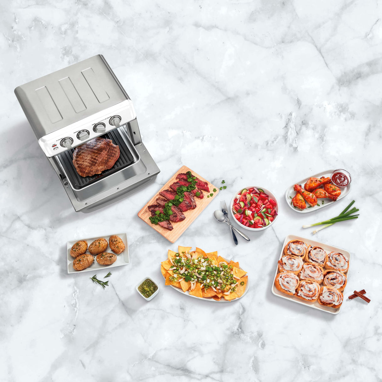 Cuisinart Air Fryer Toaster Oven with Grill, White