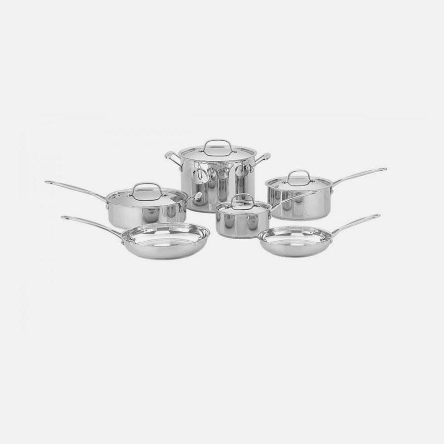 Cuisinart Chef's Classic™ Stainless 10 Piece Set, Silver