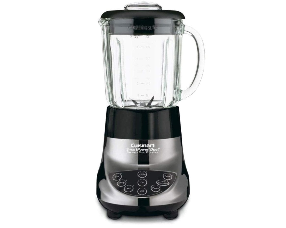 Cuisinart 3 Cup Smart Power Duet Blender/Food Processor, Brushed Chrome - Certified Refurbished