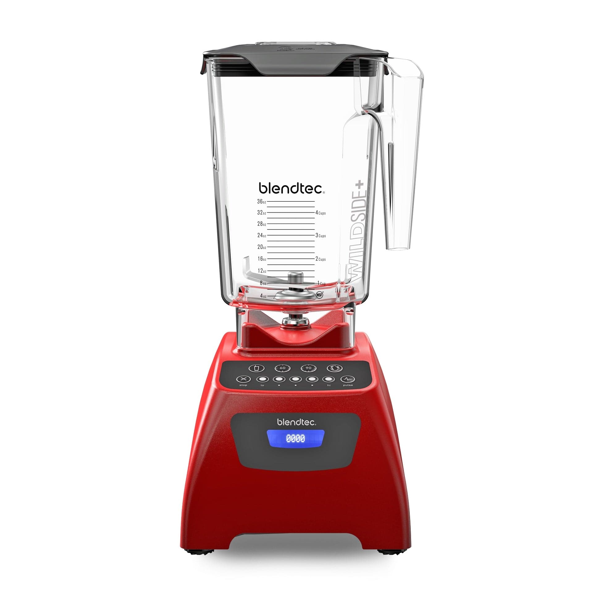 Blendtec Classic 575 WildSide+ 90oz Jar Blender Poppy Red - Certified Refurbished