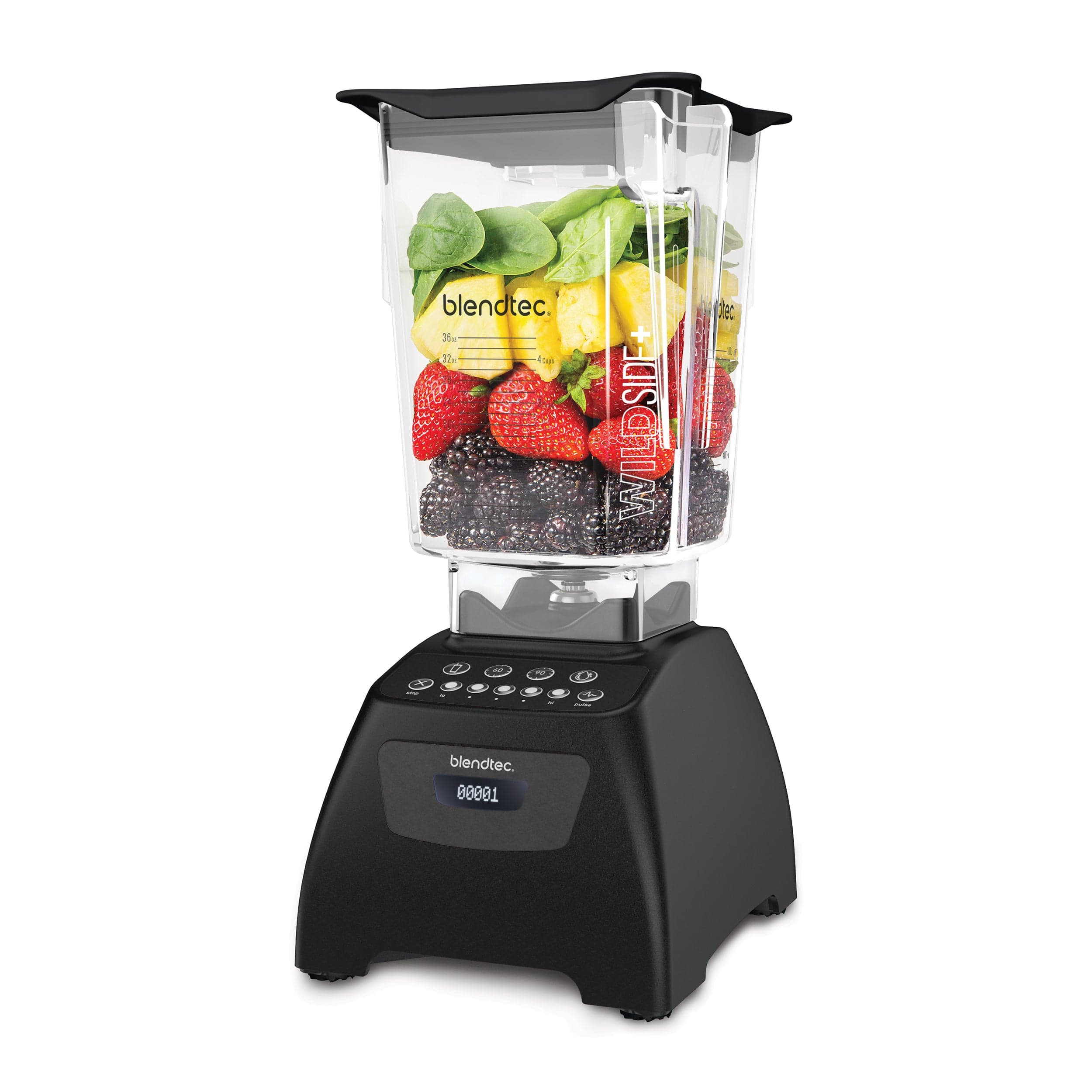Blendtec Classic 575 Blender with 90oz WildSide+ Jar Black - Certified Refurbished