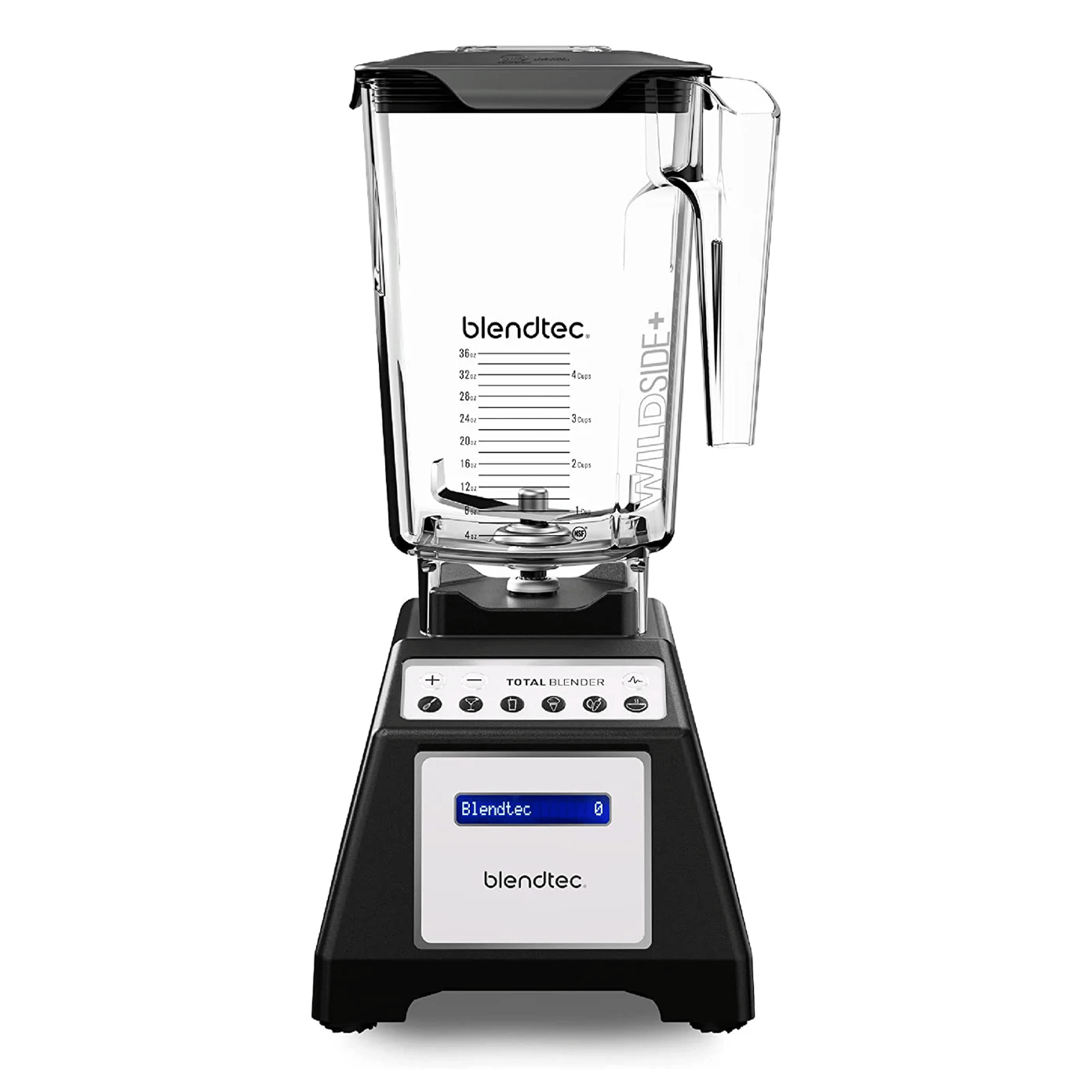Blendtec Total Blender Classic, WildSide+ Jar, 10 Speeds, Black