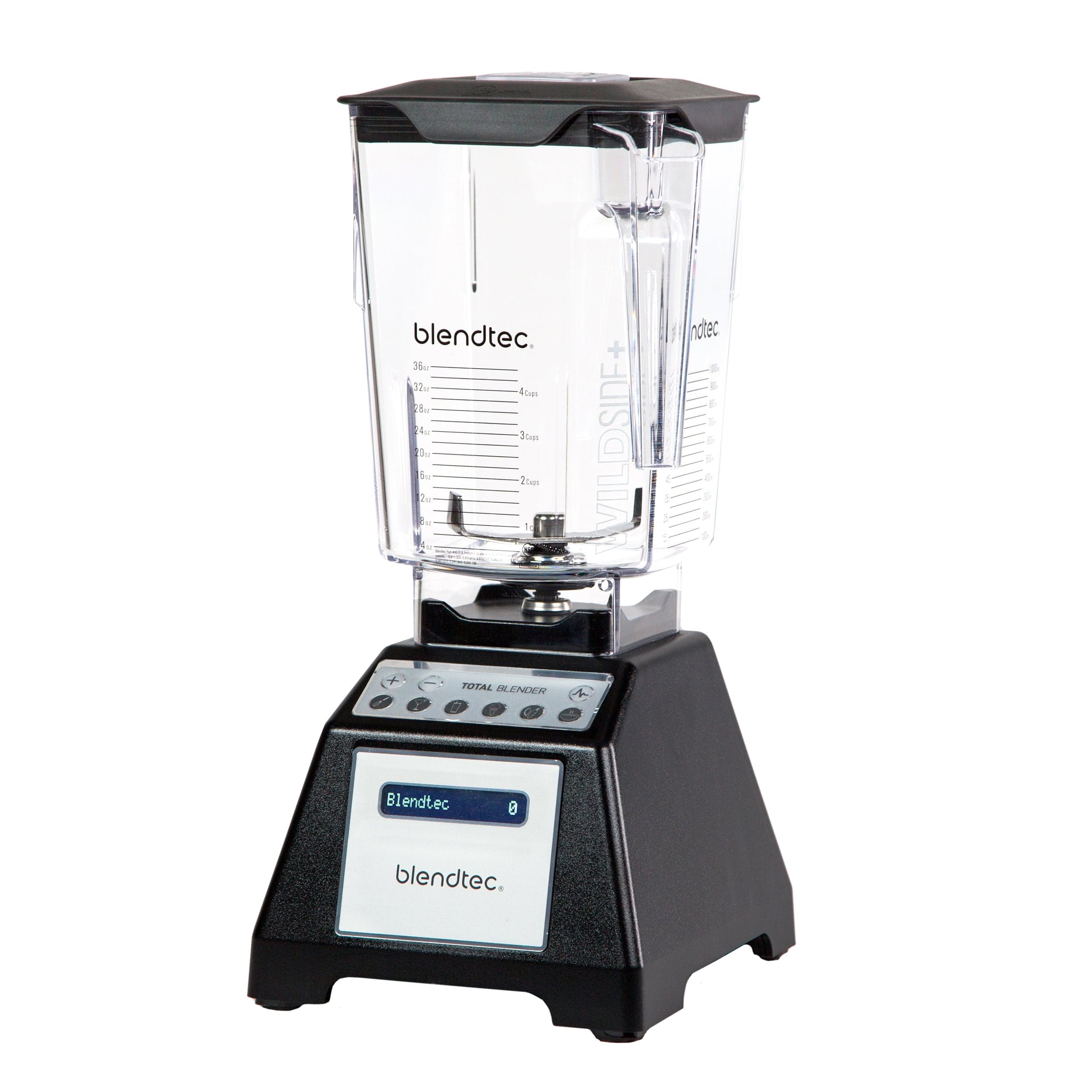 Blendtec Total Classic Original WildSide+ 90oz Jar Professional Grade Power Blender Black - Certified Refurbished
