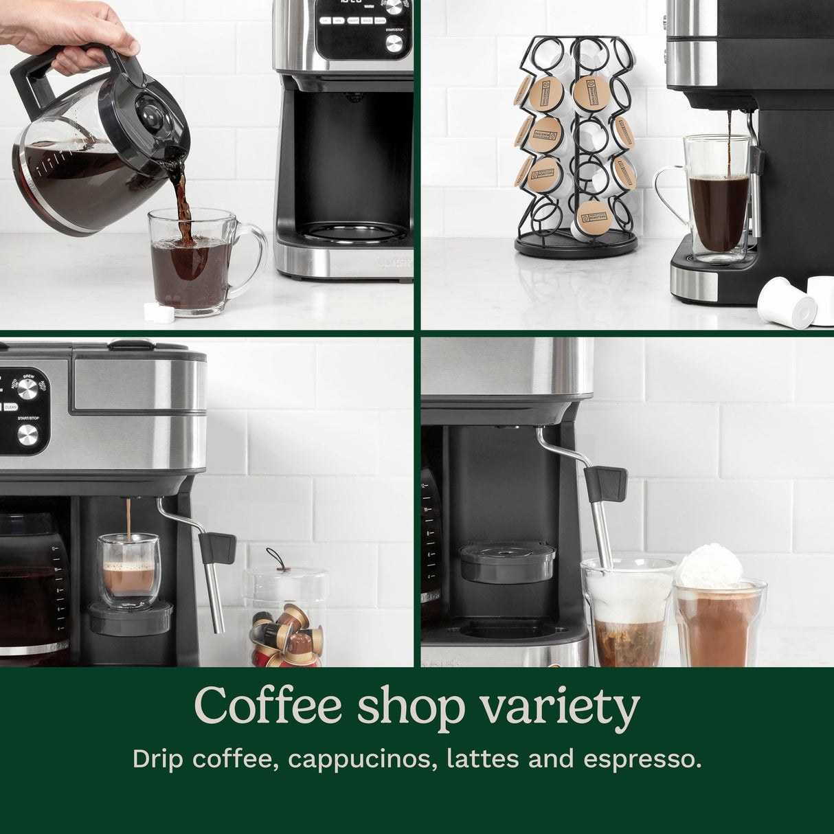 Cuisinart Coffee Center® Barista Bar 4-in-1 Coffee Maker, Black
