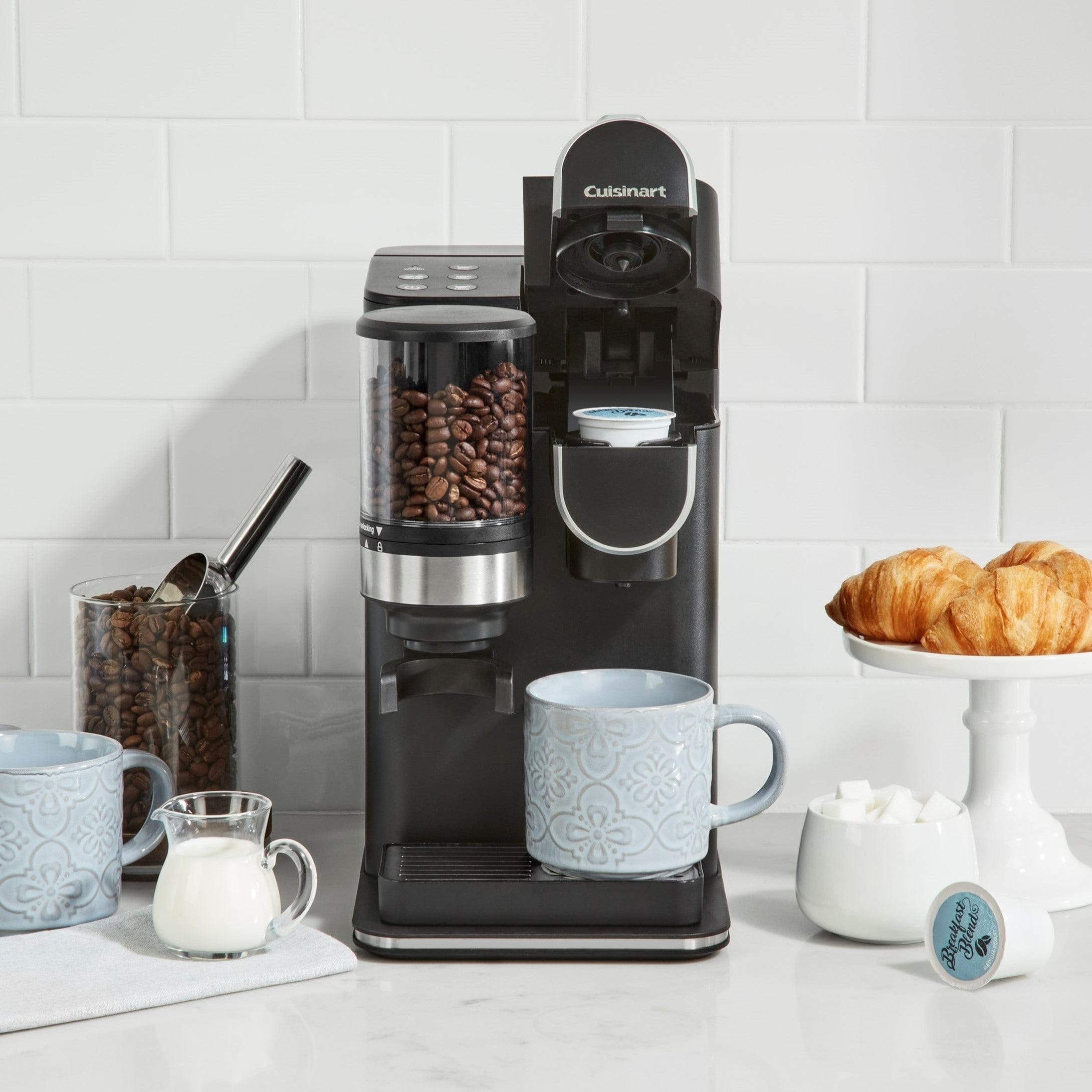 Cuisinart Grind & Brew Single-Serve Coffee Maker, Black
