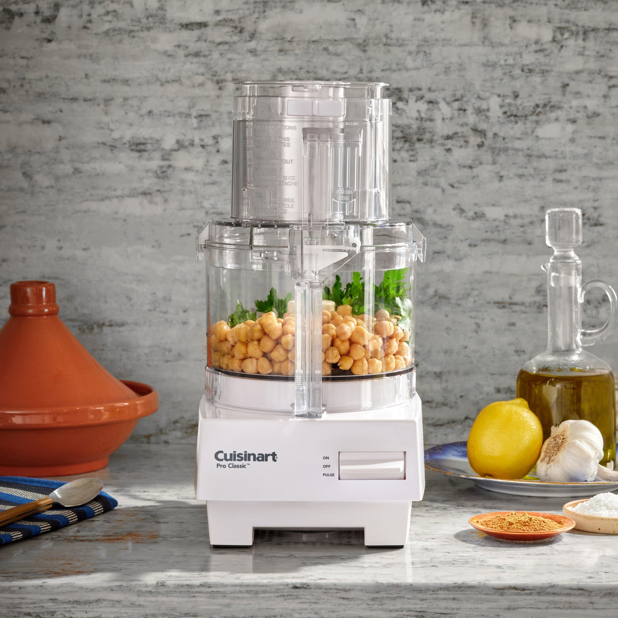 Cuisinart Pro Classic 7 Cup Food Processor, White