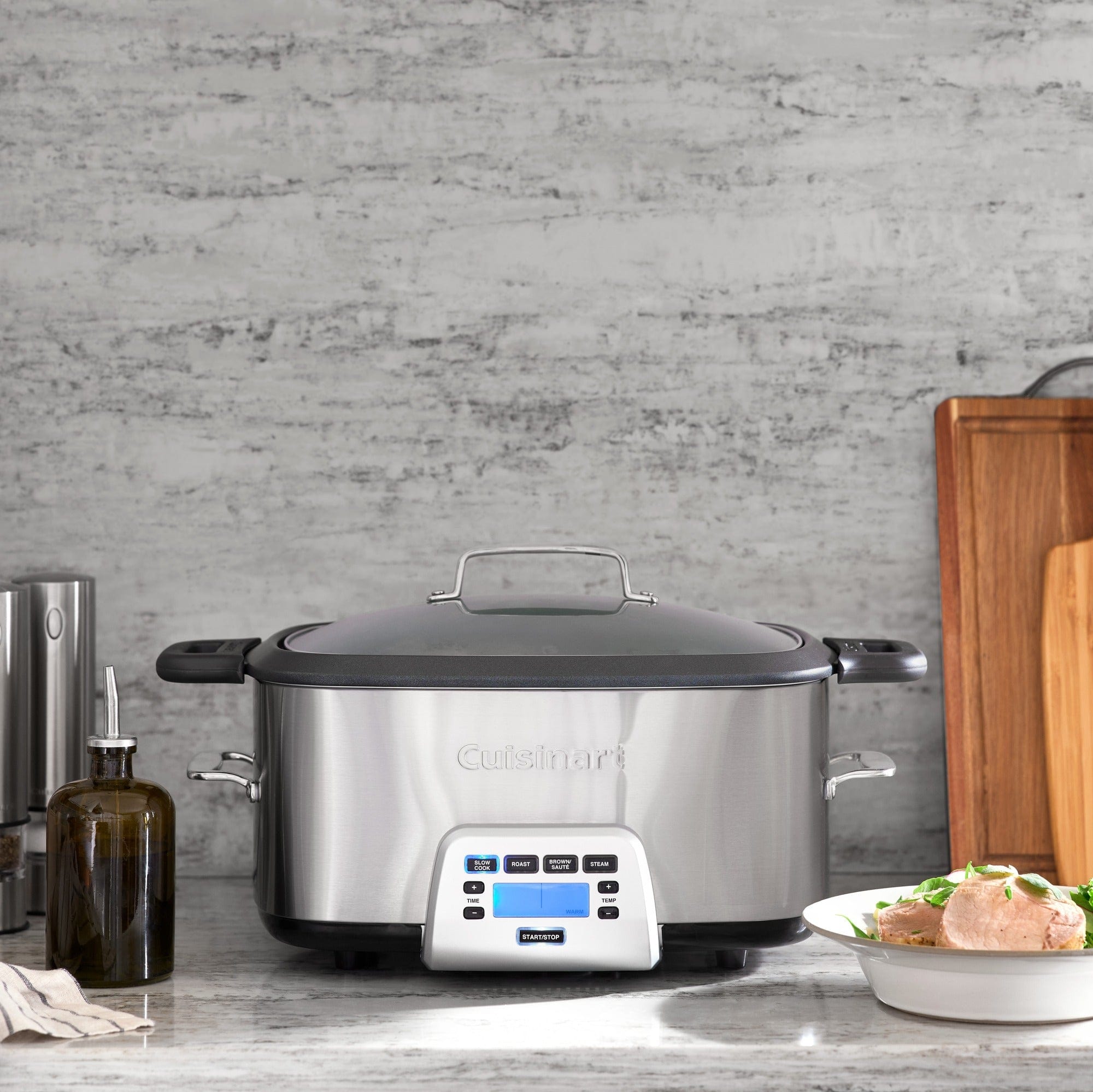 Cuisinart 7-Quart 4-in-1 Cook Central Multicooker, Silver