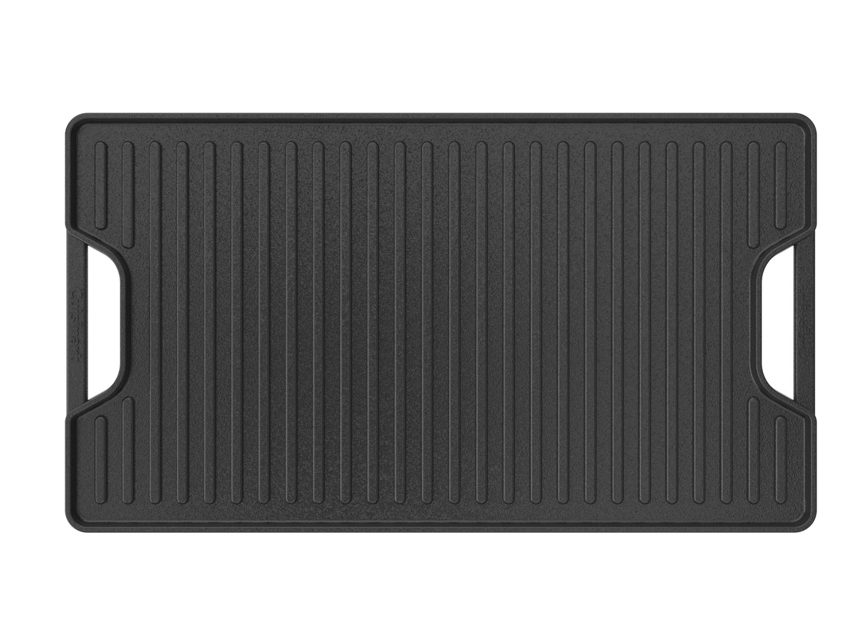 Cuisinart Reversable 2-in-1 Cast Iron Grill/Griddle Plate, Black
