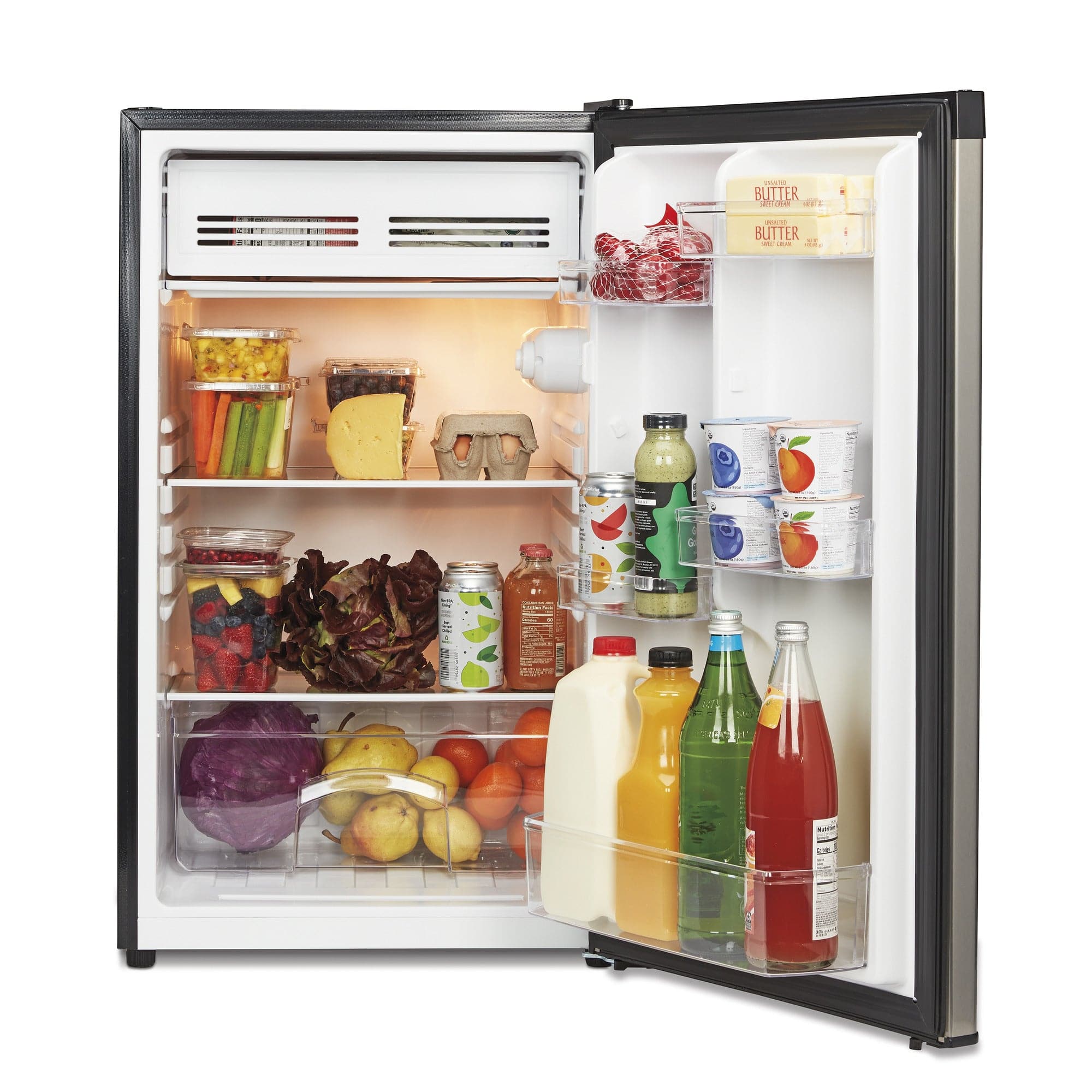Cuisinart 4.4 Cu. Ft. Compact Fridge, Silver