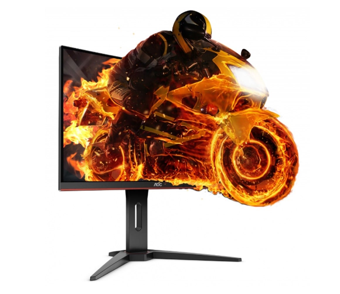 AOC 24" 1920 x 1080 144Hz Curved Gaming Monitor - Certified Refurbished